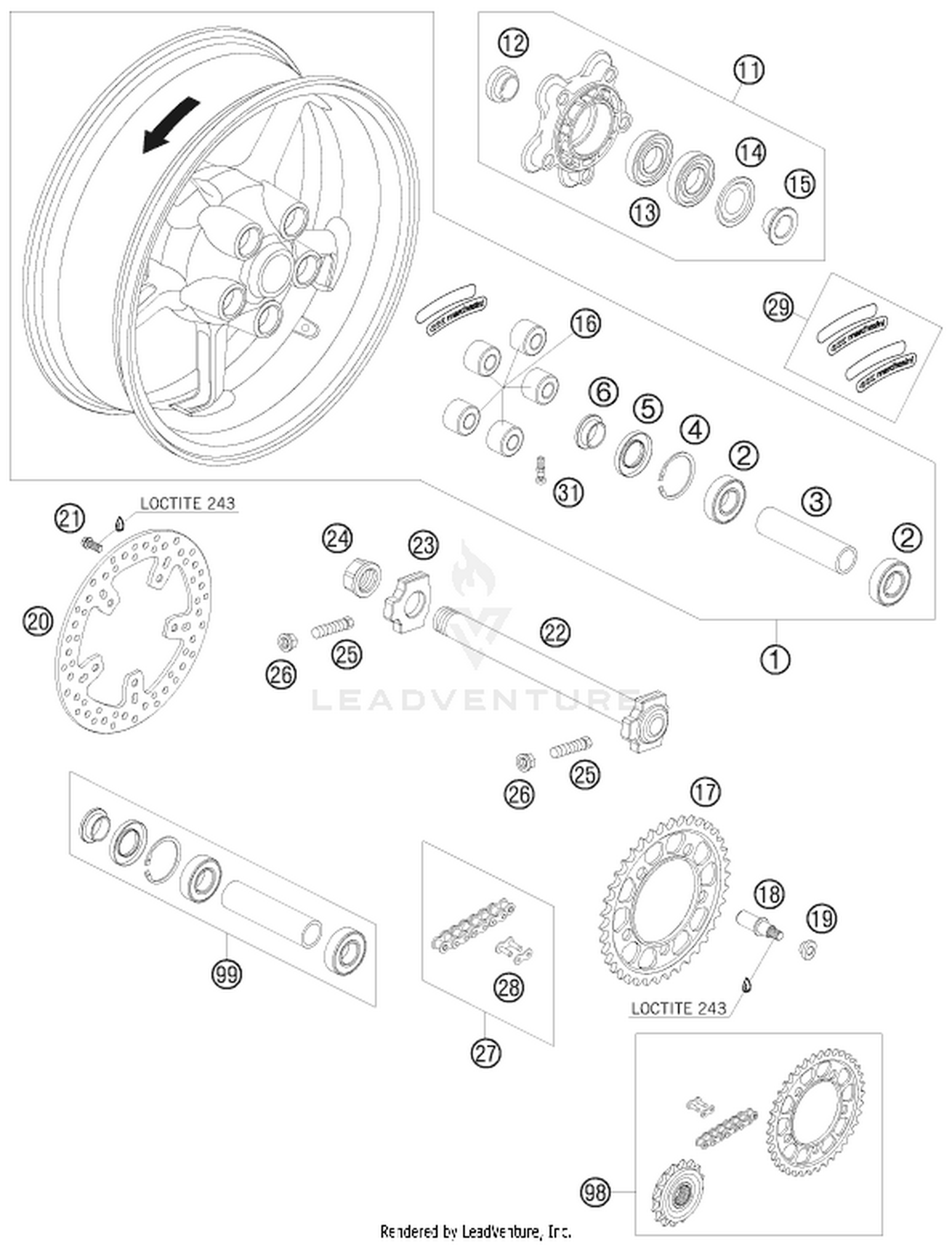 10 REAR WHEEL