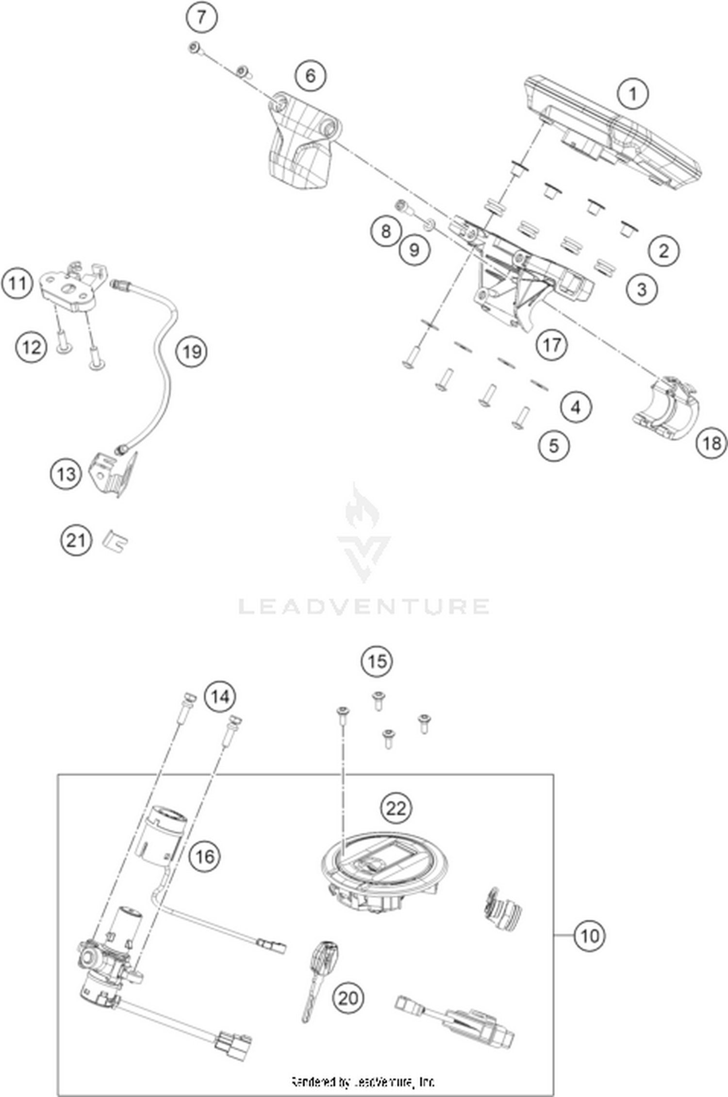 14 INSTRUMENTS / LOCK SYSTEM