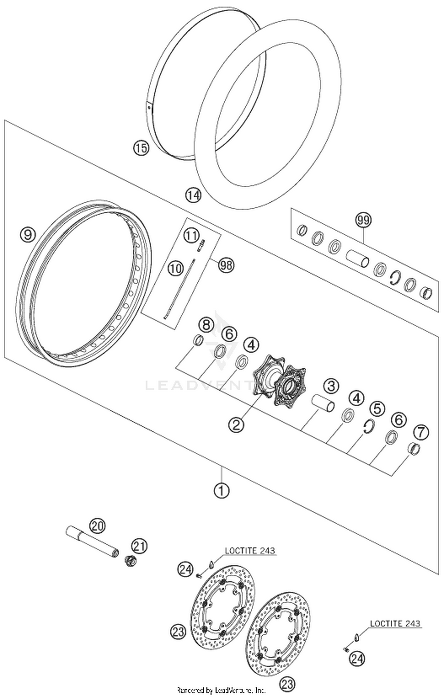 09 FRONT WHEEL
