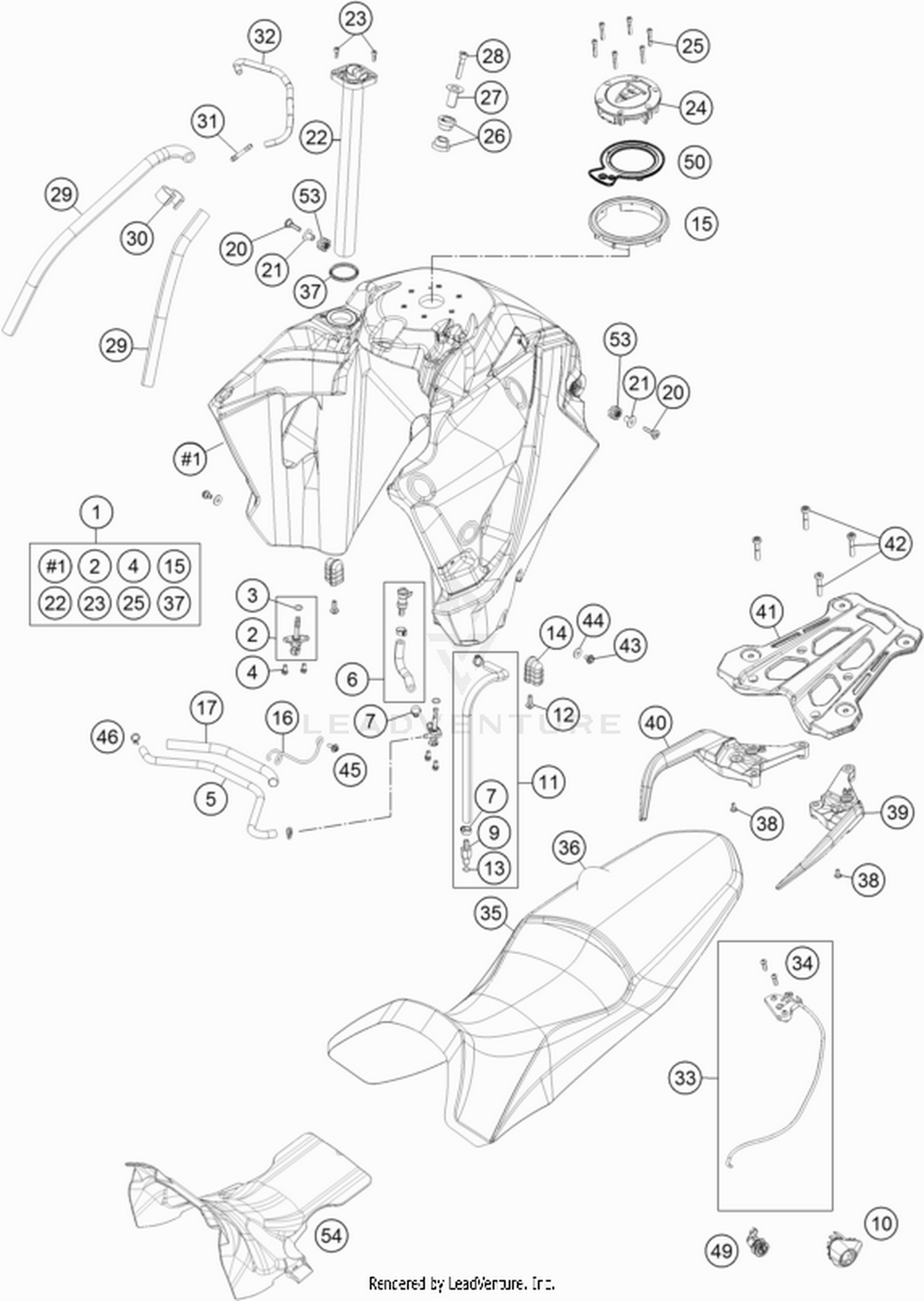 07 TANK, SEAT