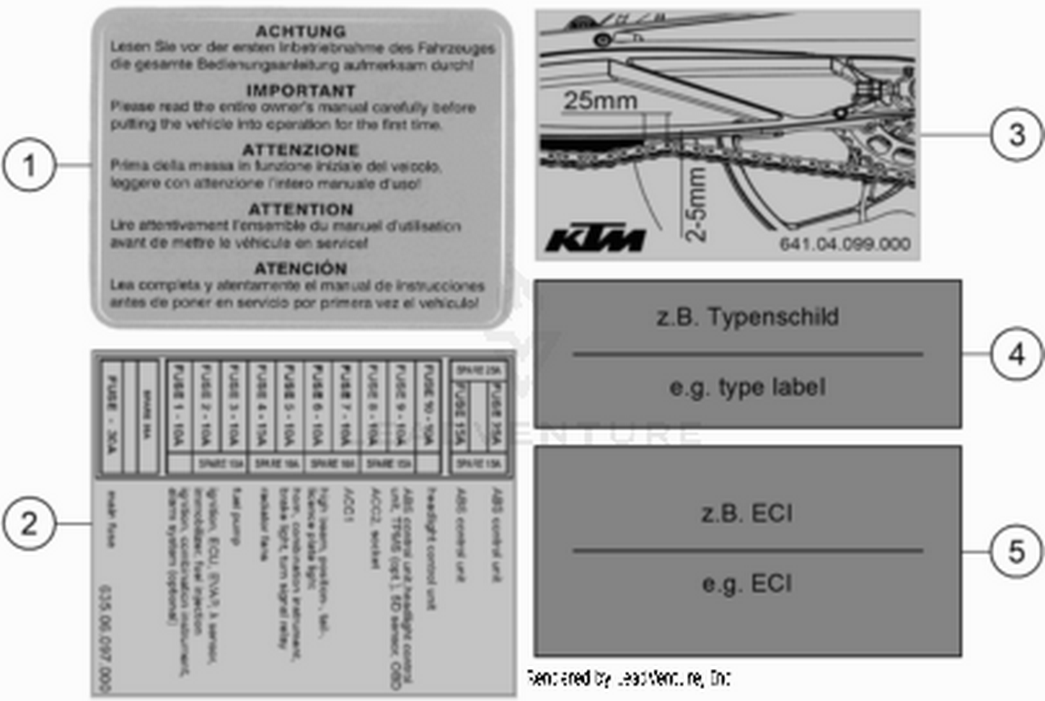 80 TECHNIC INFORMATION STICKER
