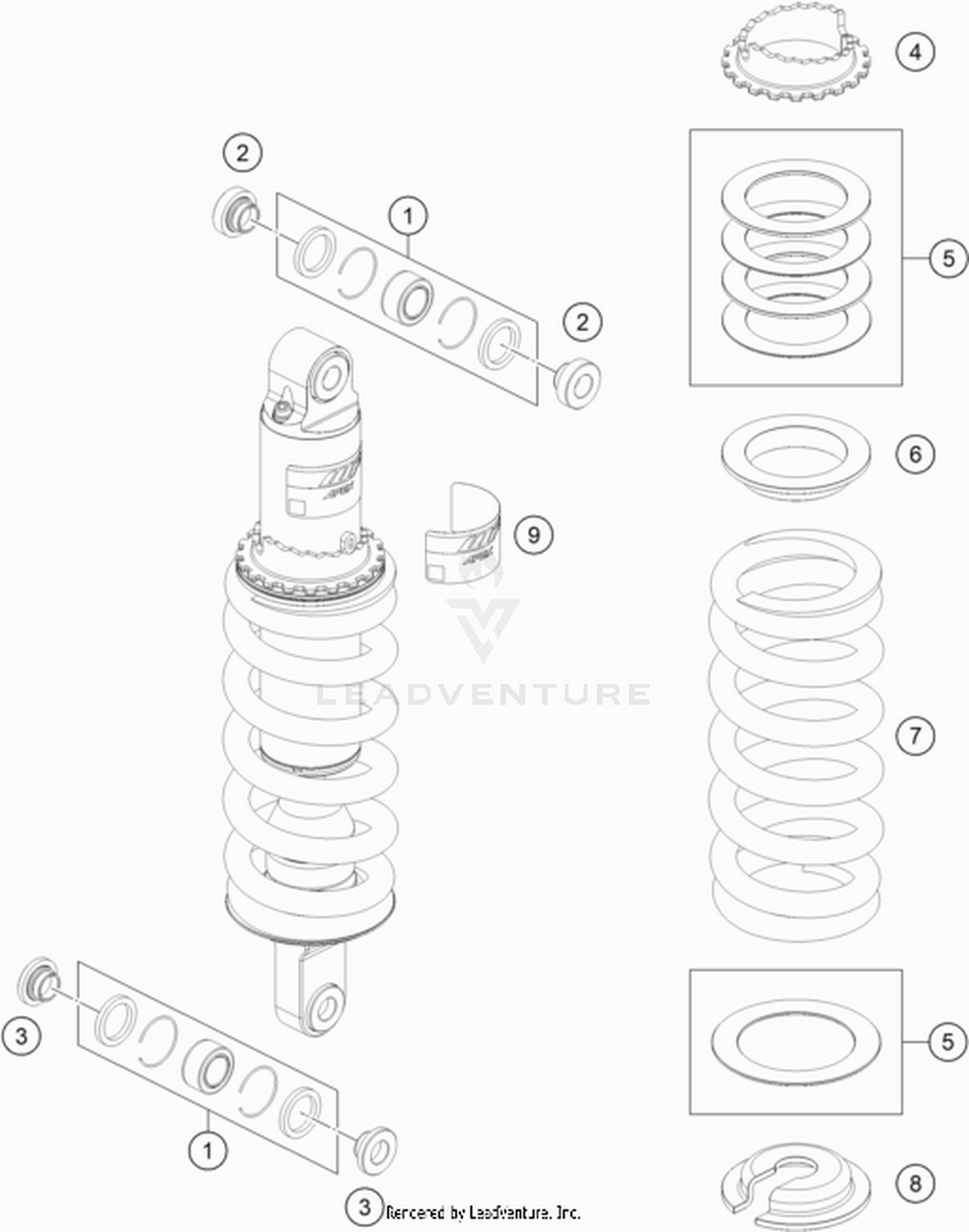 04 SHOCK ABSORBER DISASSEMBLED