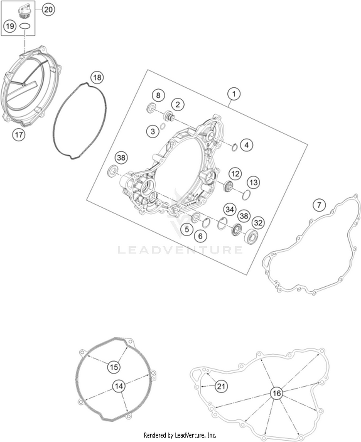 30 CLUTCH COVER