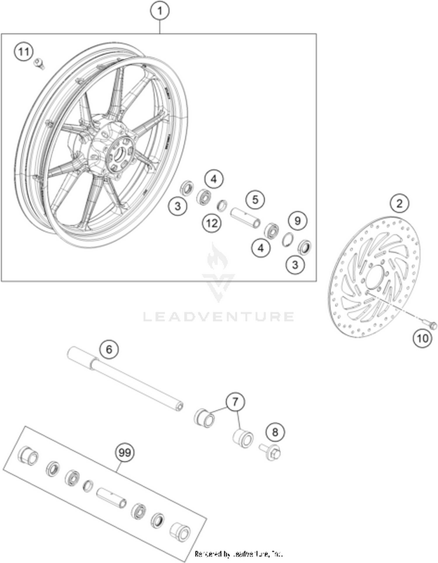 09 FRONT WHEEL