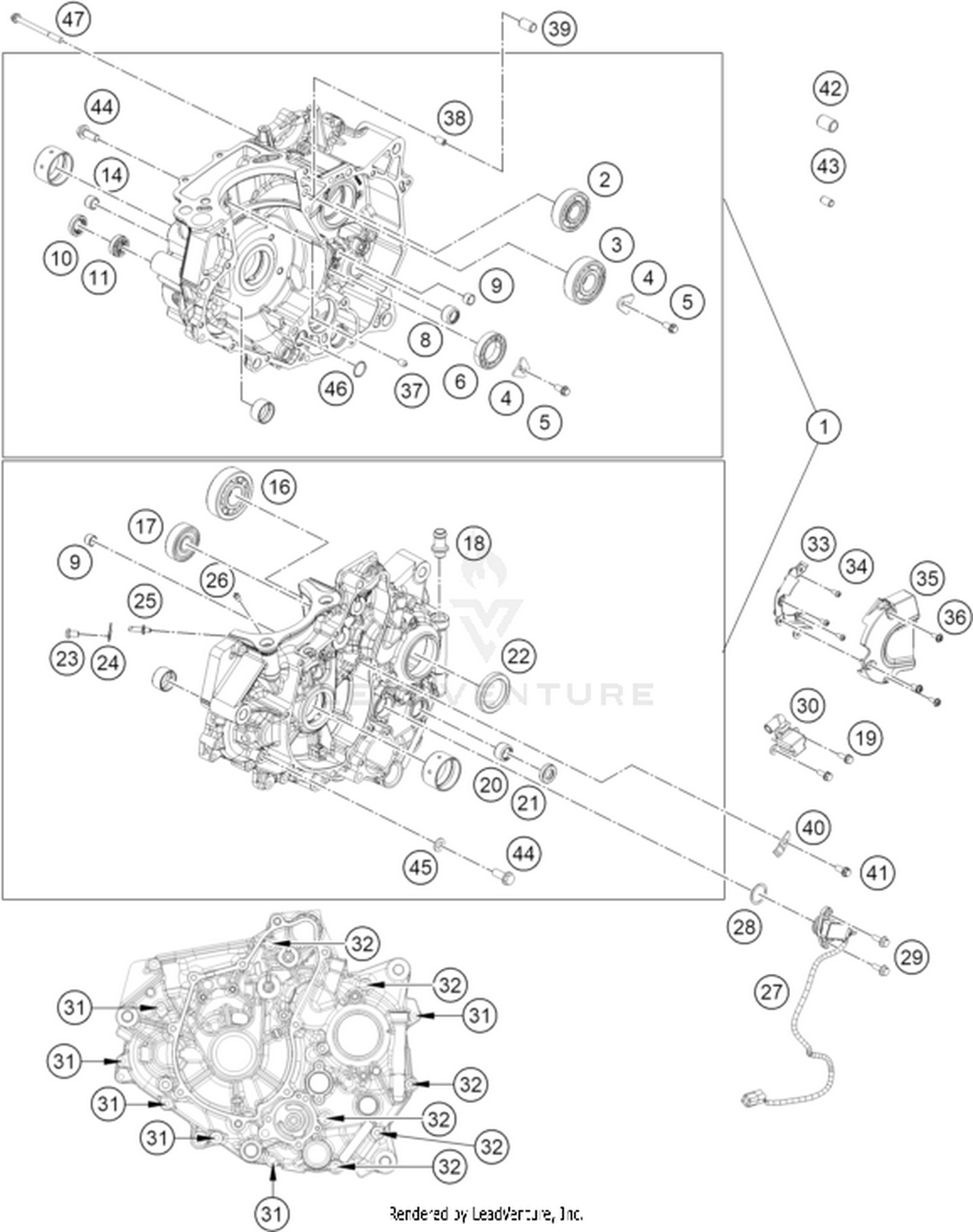 30 ENGINE CASE