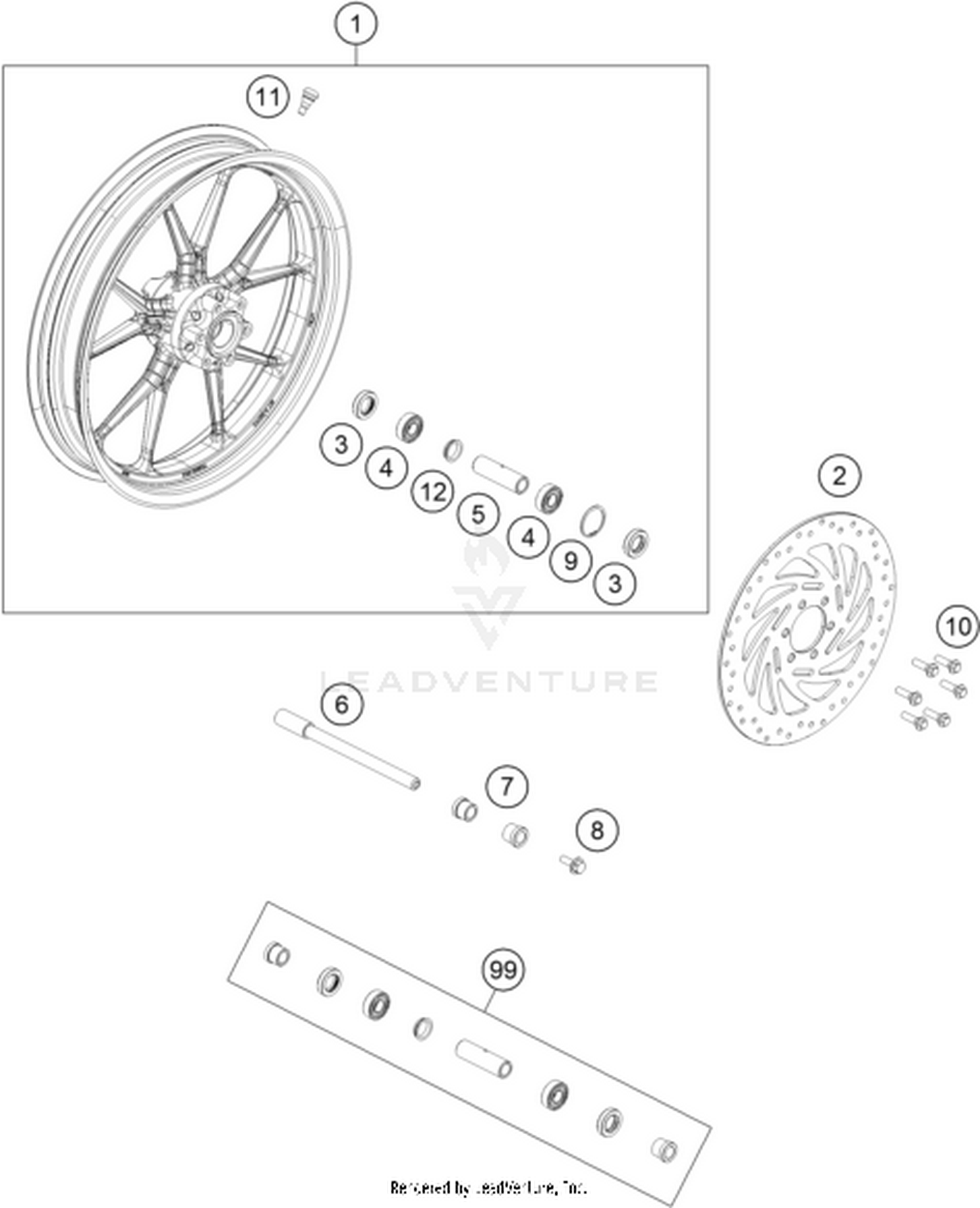09 FRONT WHEEL