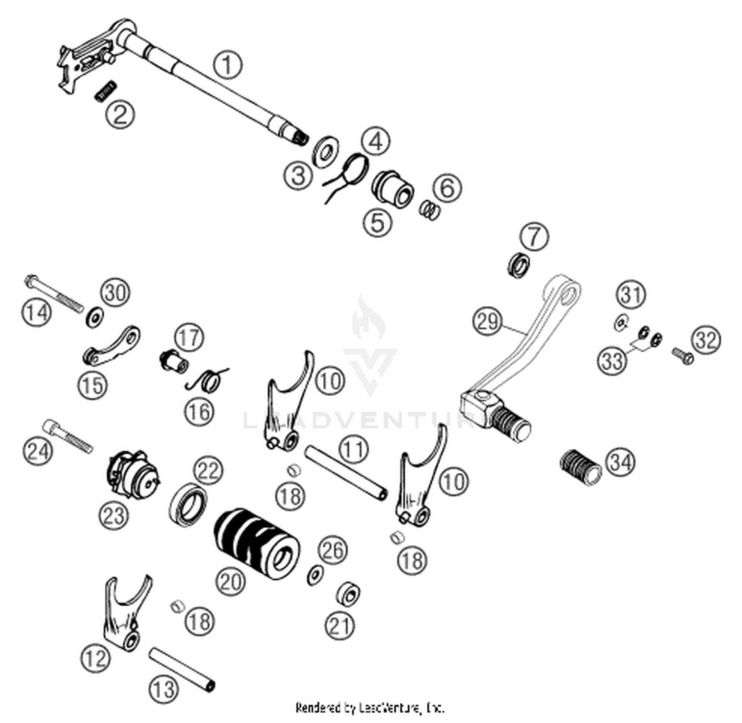 34 SHIFTING MECHANISM