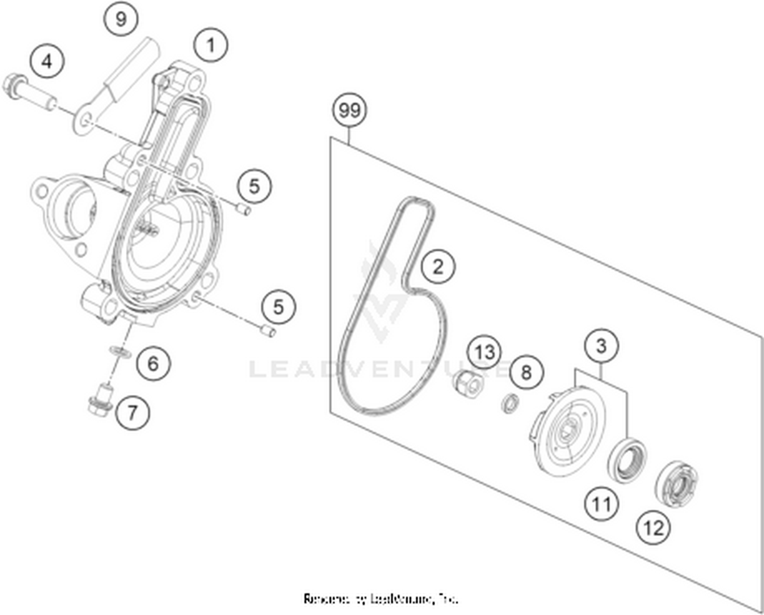 35 WATER PUMP