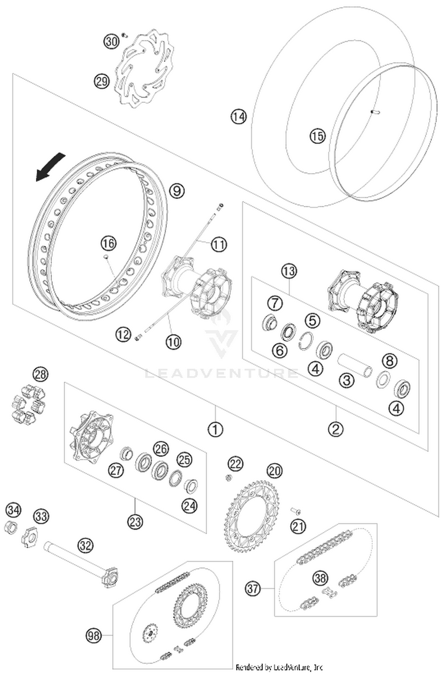 10 REAR WHEEL