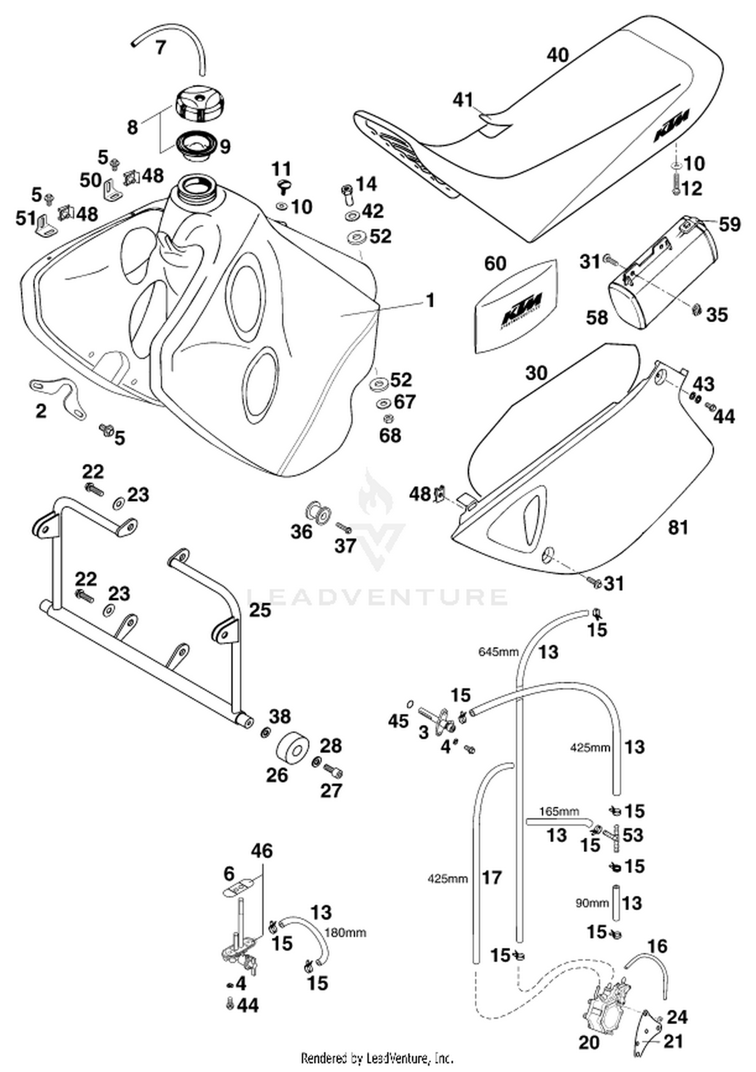 07 TANK, SEAT