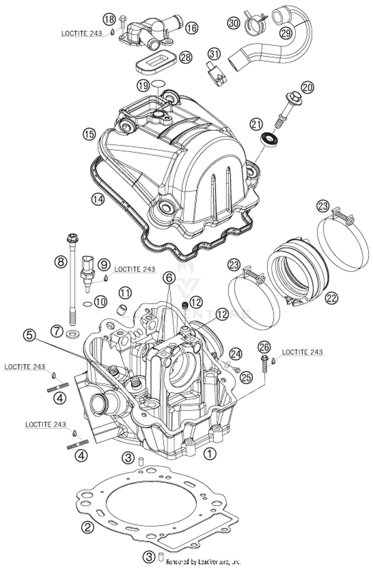 36 CYLINDER HEAD