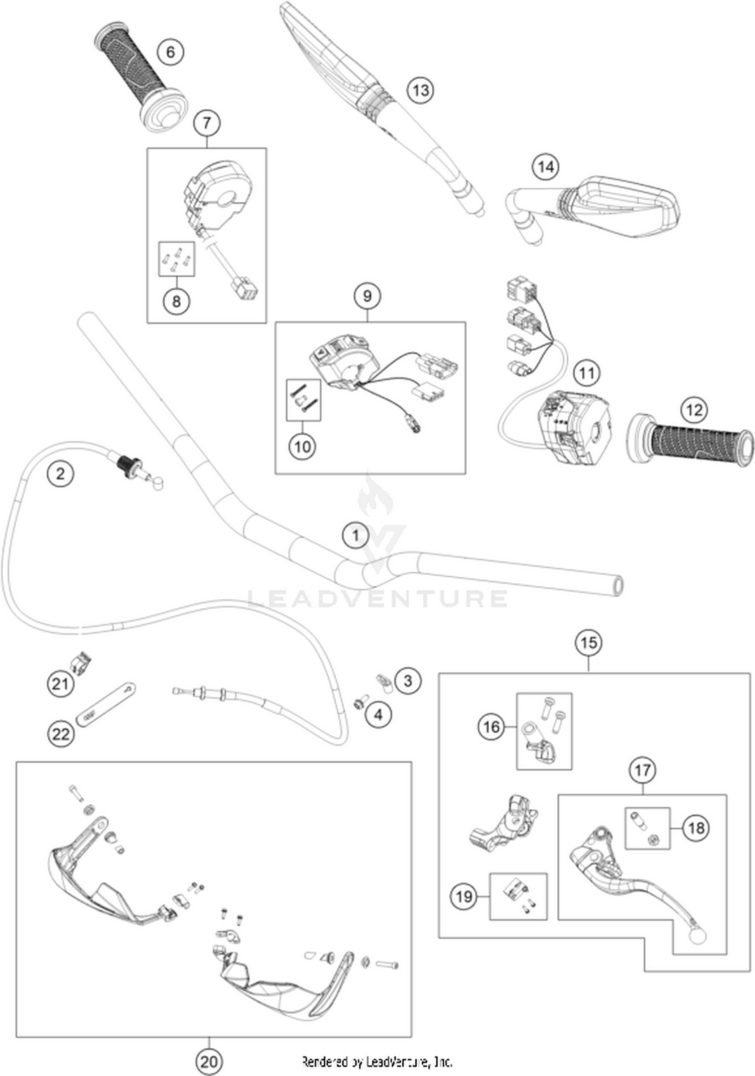 02 HANDLEBAR, CONTROLS