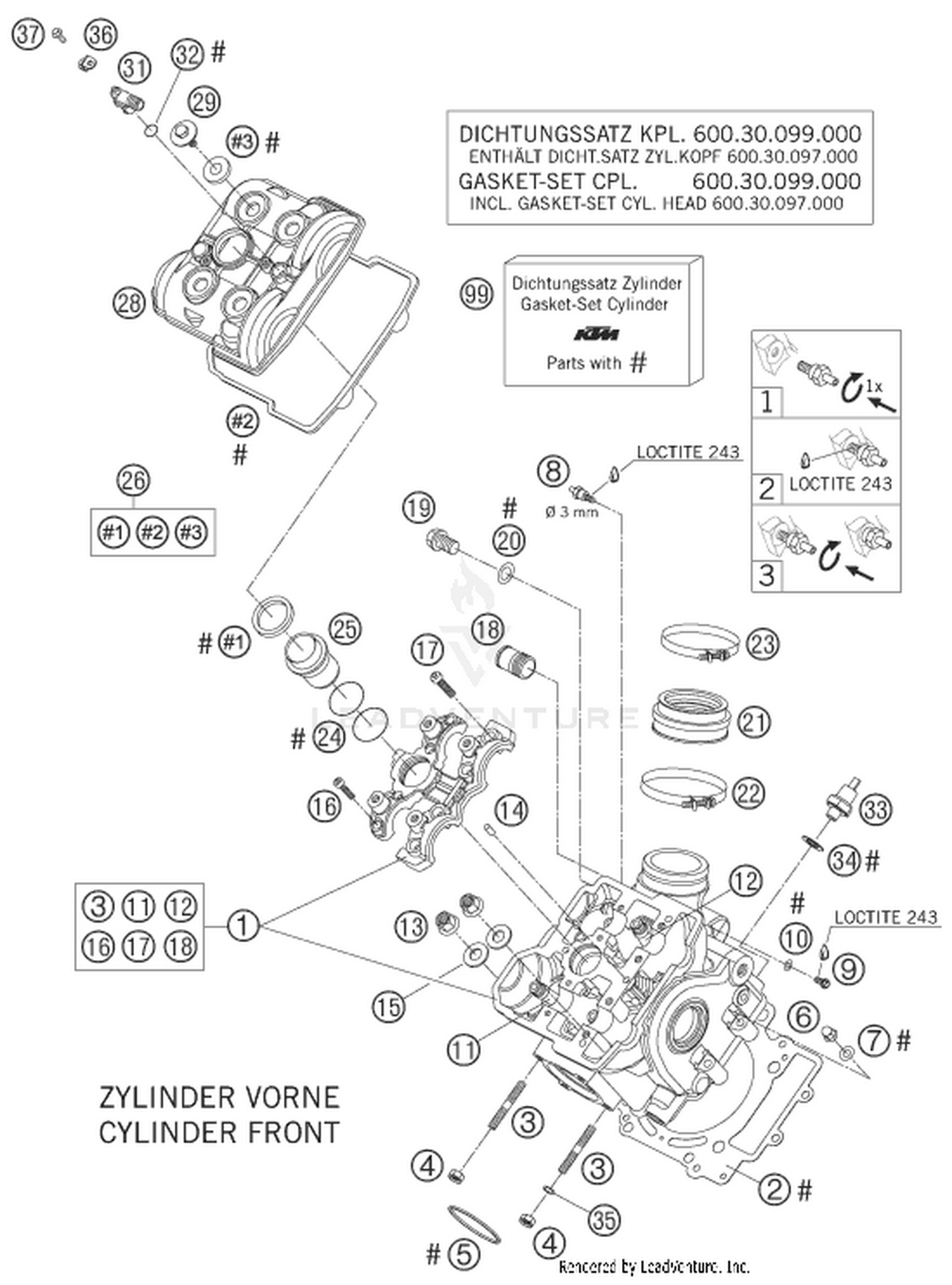 36 CYLINDER HEAD FRONT