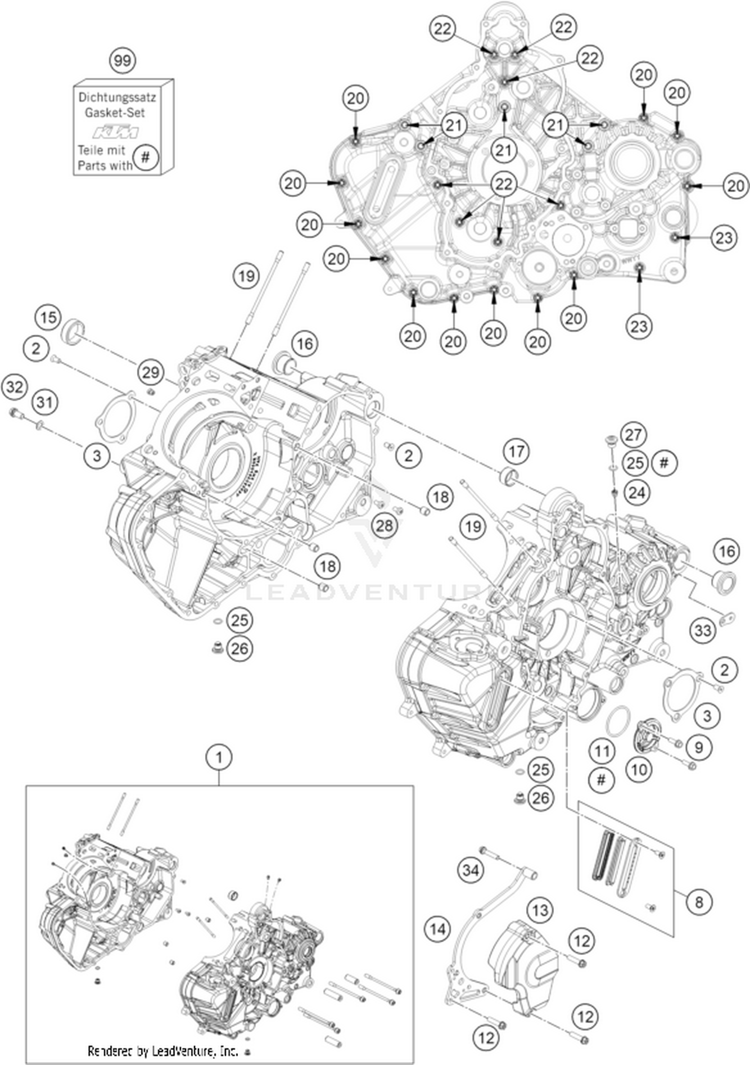 30 ENGINE CASE