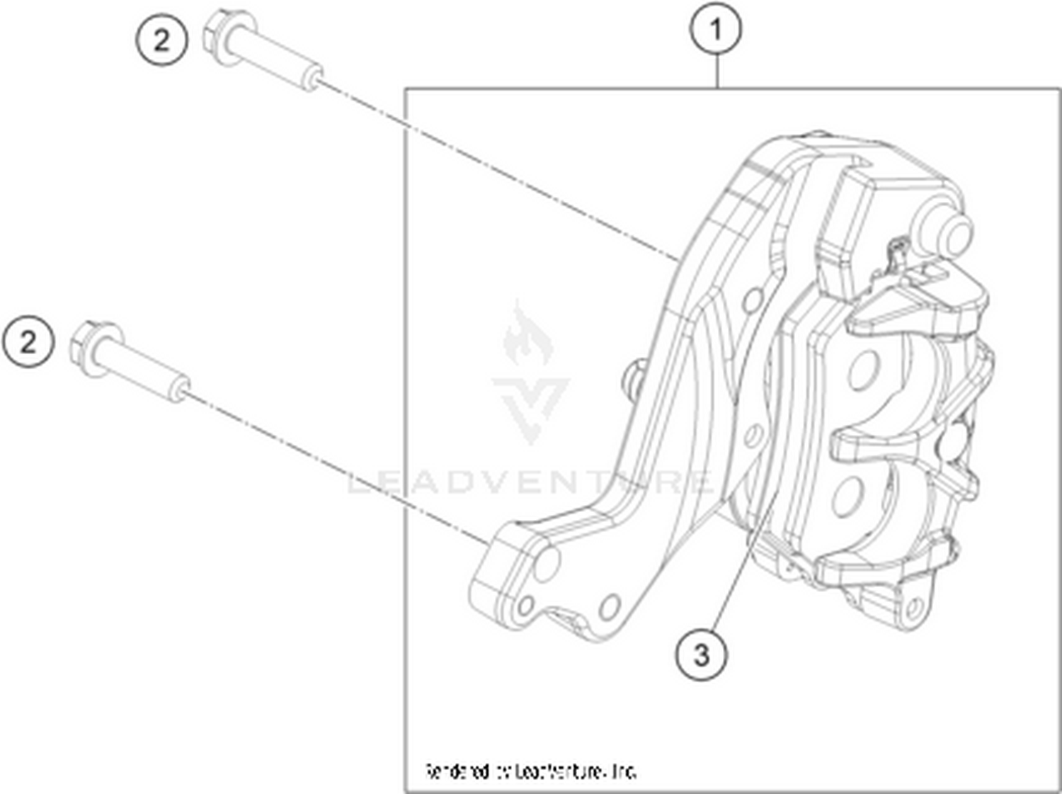 13 FRONT BRAKE CALIPER