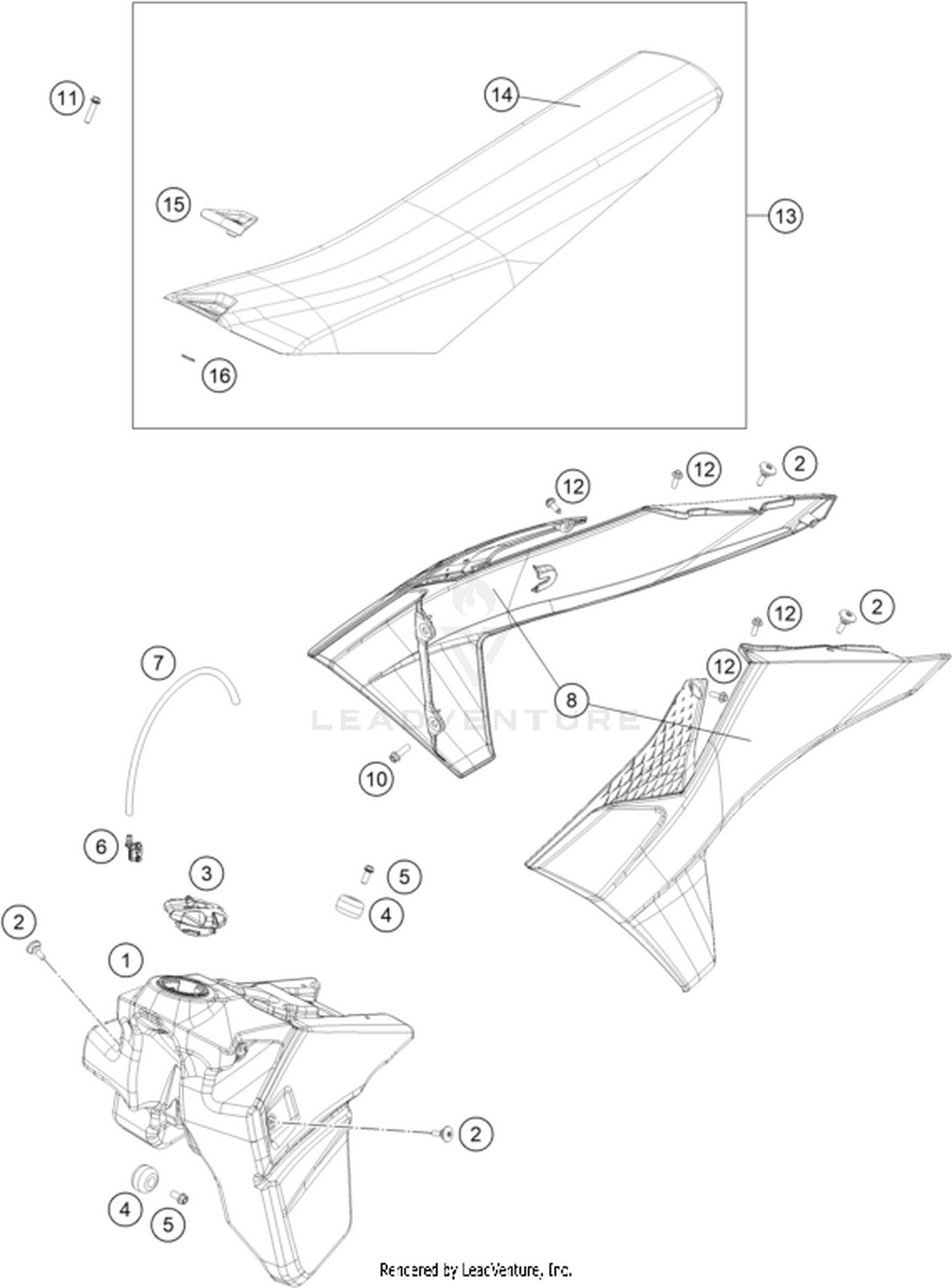 07 TANK, SEAT