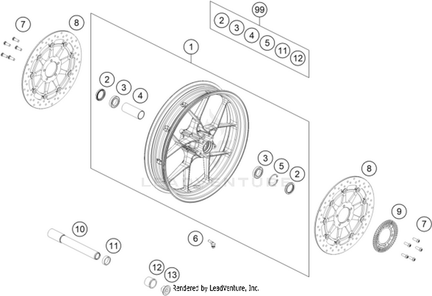 09 FRONT WHEEL