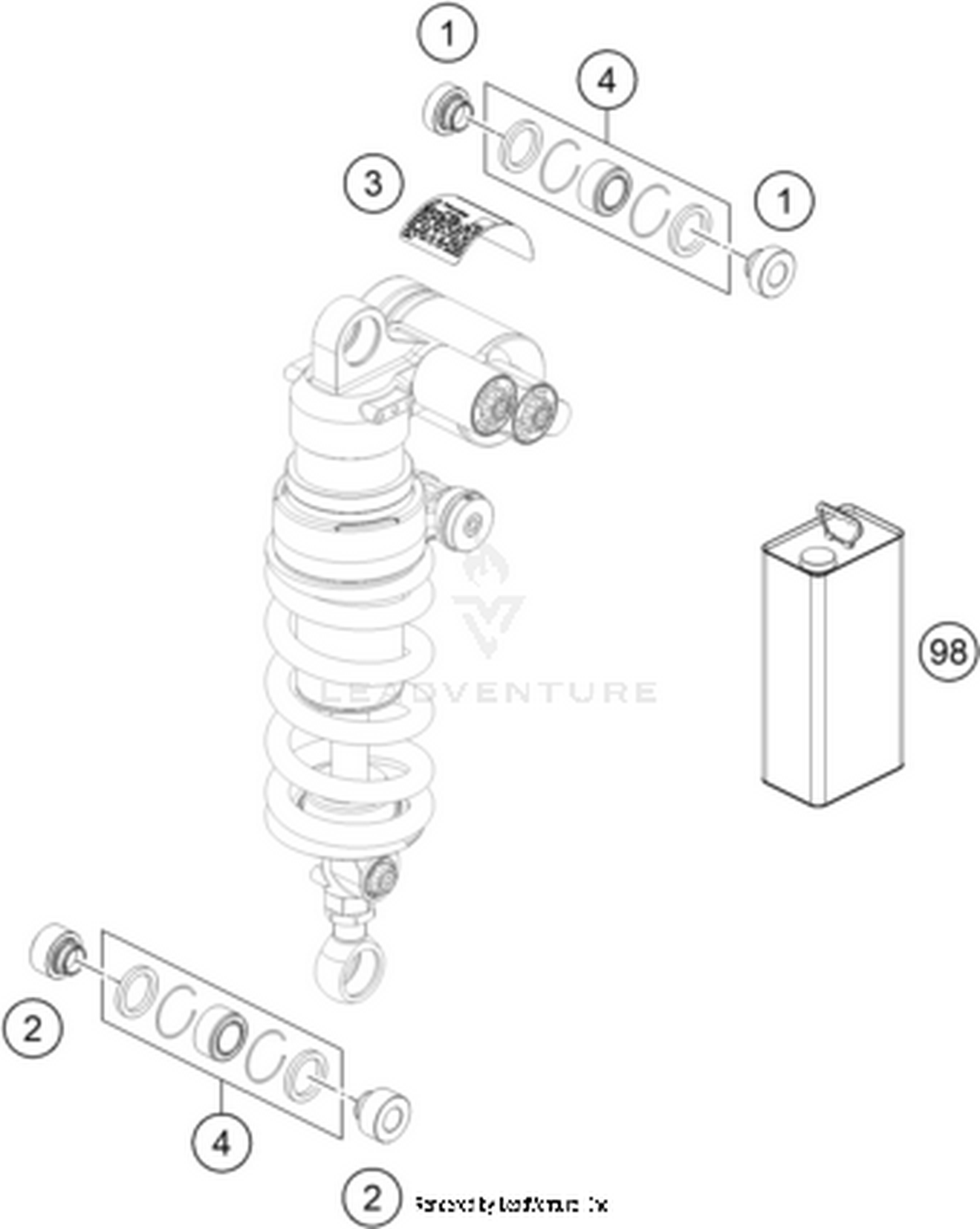 04 SHOCK ABSORBER DISASSEMBLED