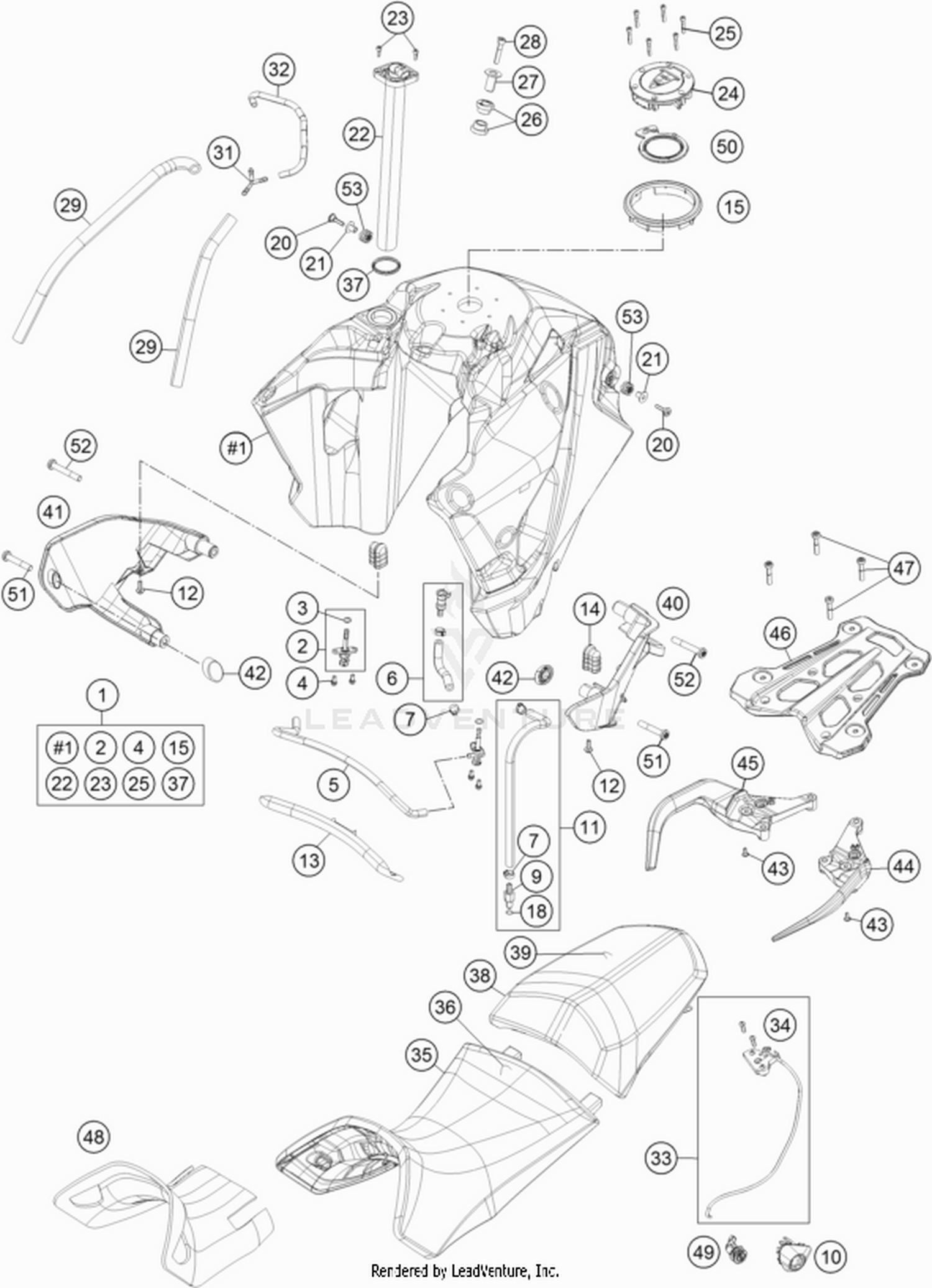 07 TANK, SEAT