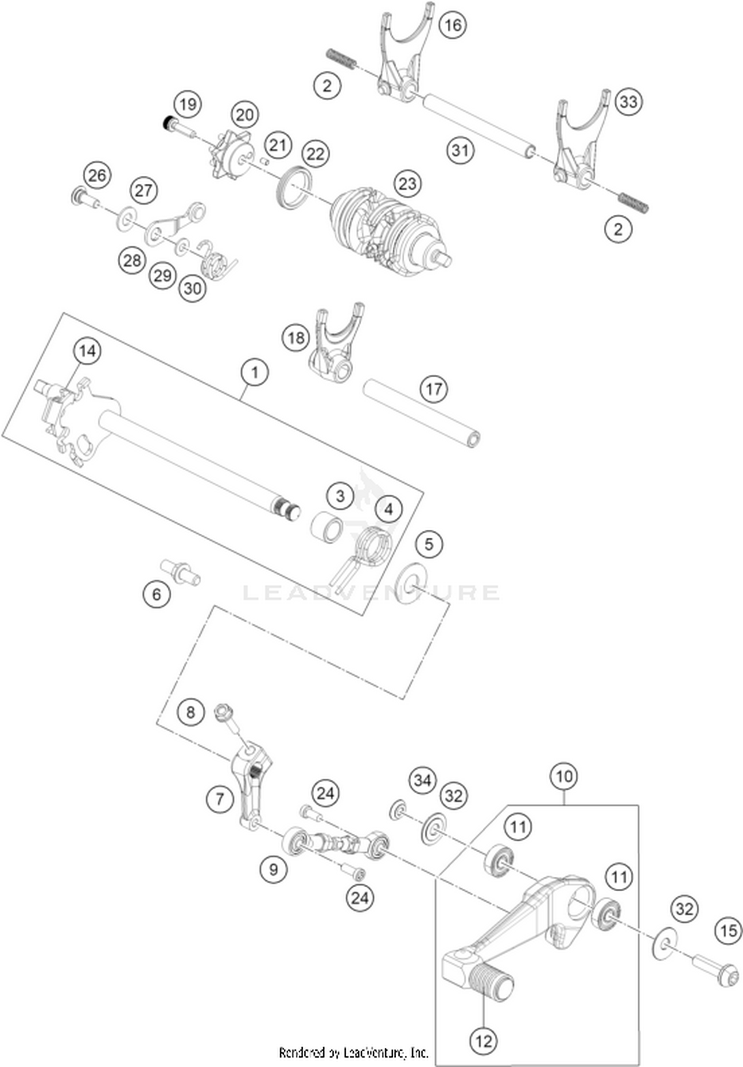 34 SHIFTING MECHANISM
