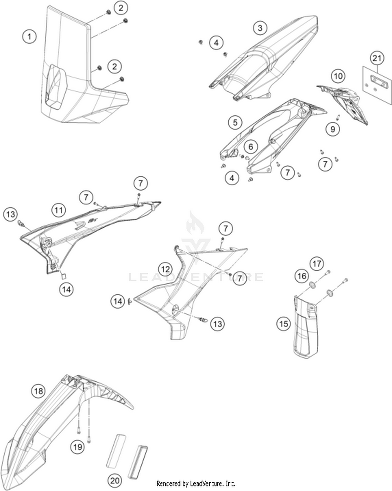 08 MASK, FENDERS