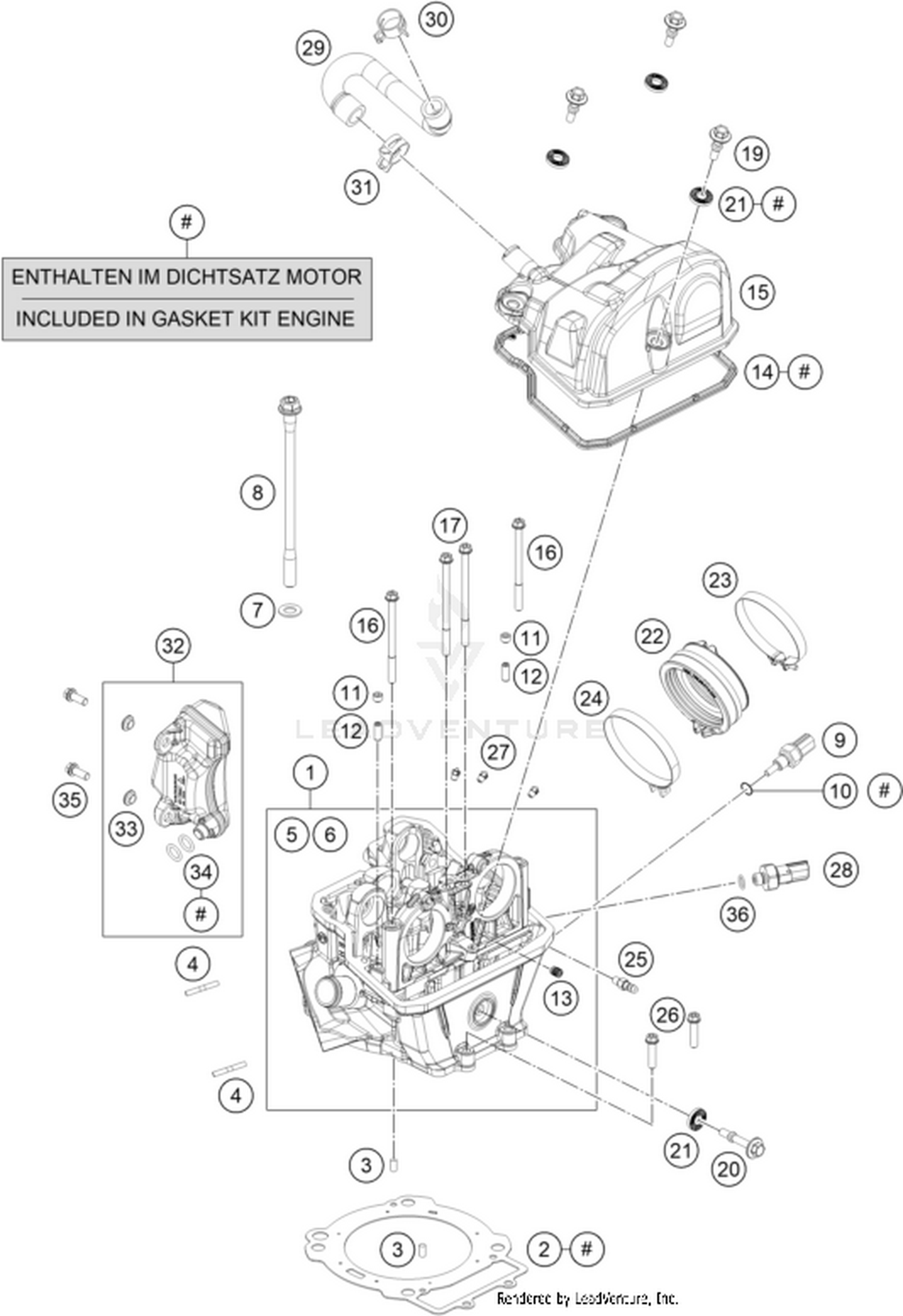 36 CYLINDER HEAD