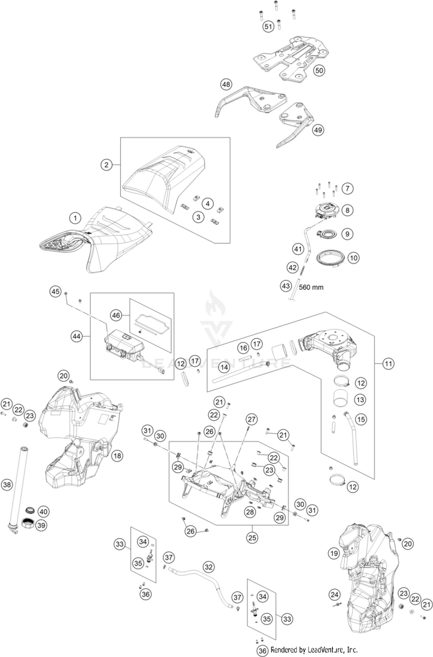 07 TANK, SEAT