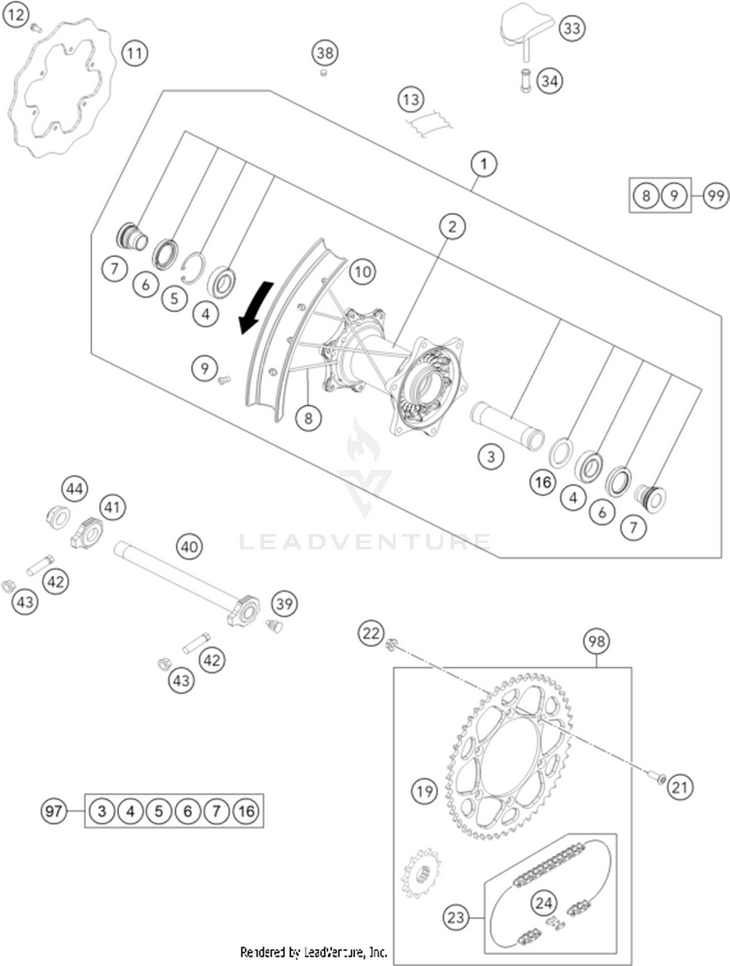 10 REAR WHEEL