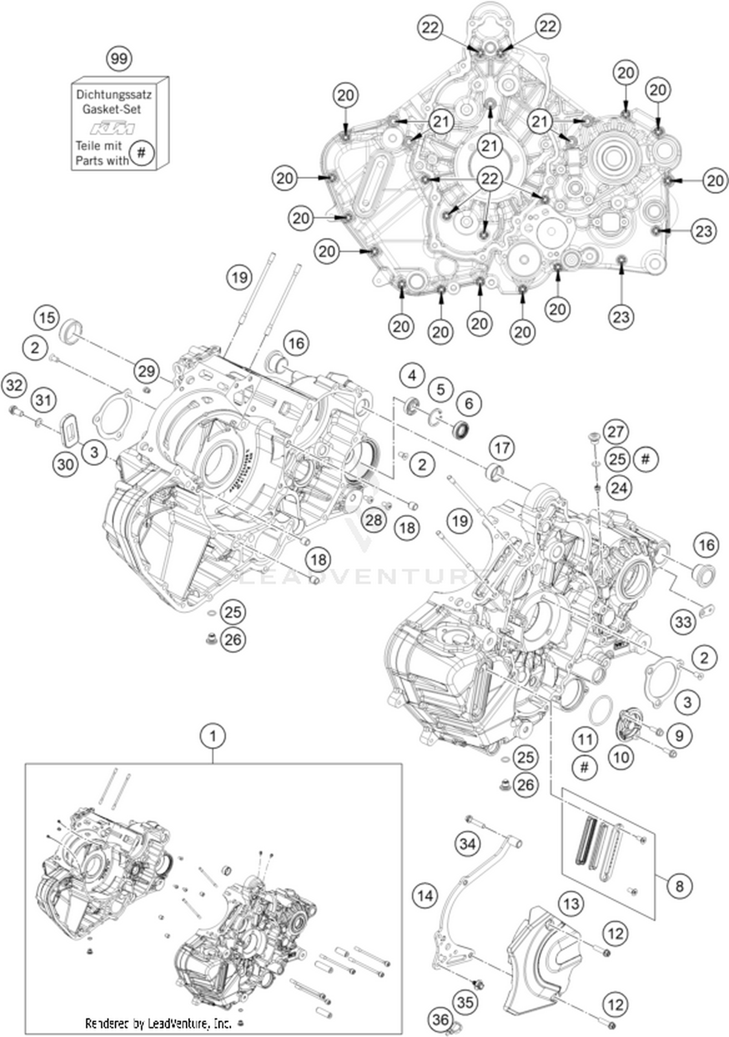 30 ENGINE CASE
