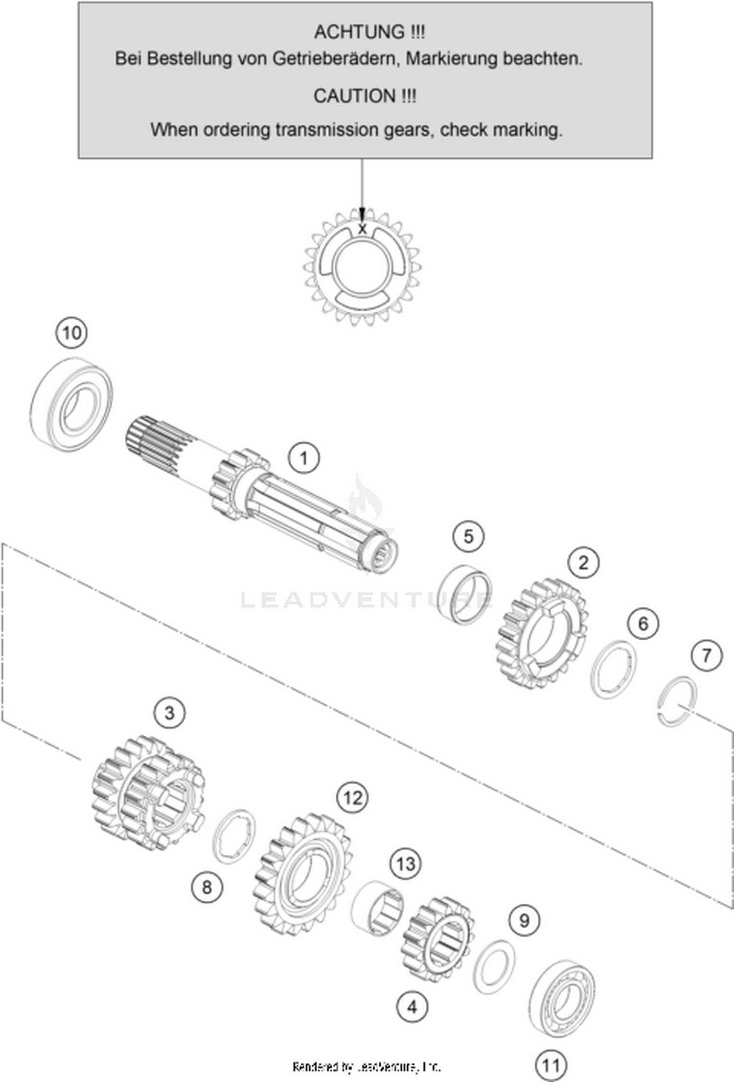 33 TRANSMISSION I - MAIN SHAFT