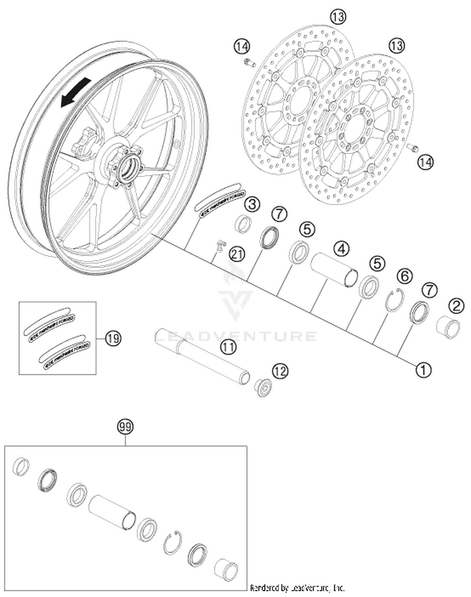 09 FRONT WHEEL