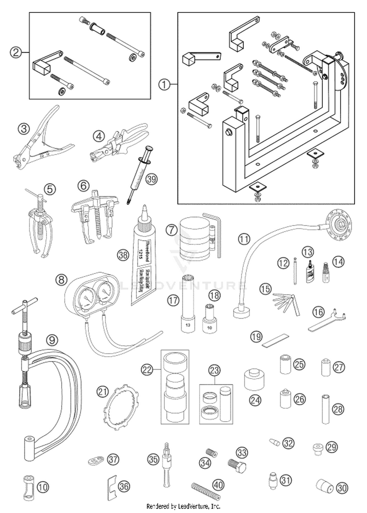 29 Special tools (engine)