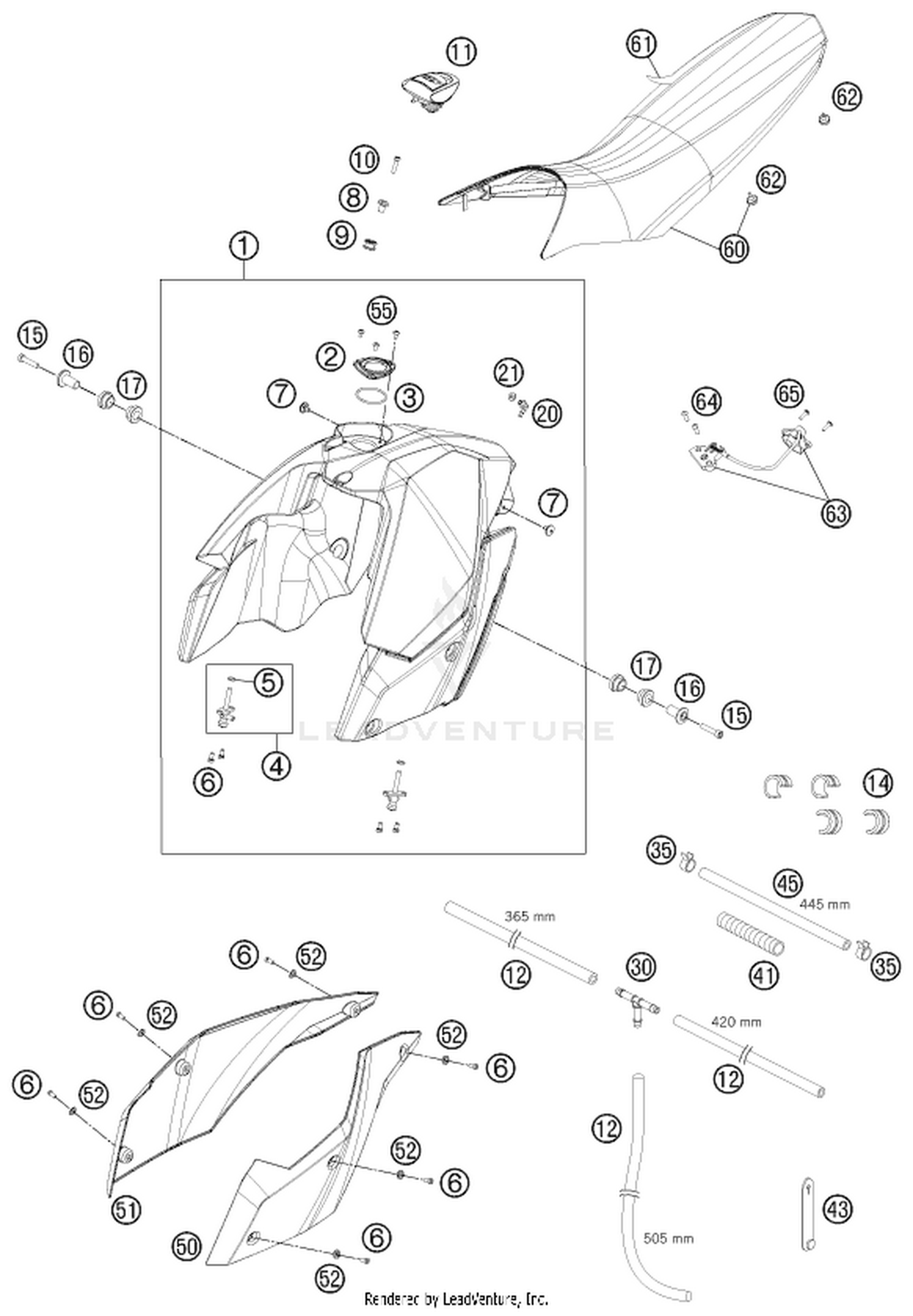 07 TANK, SEAT