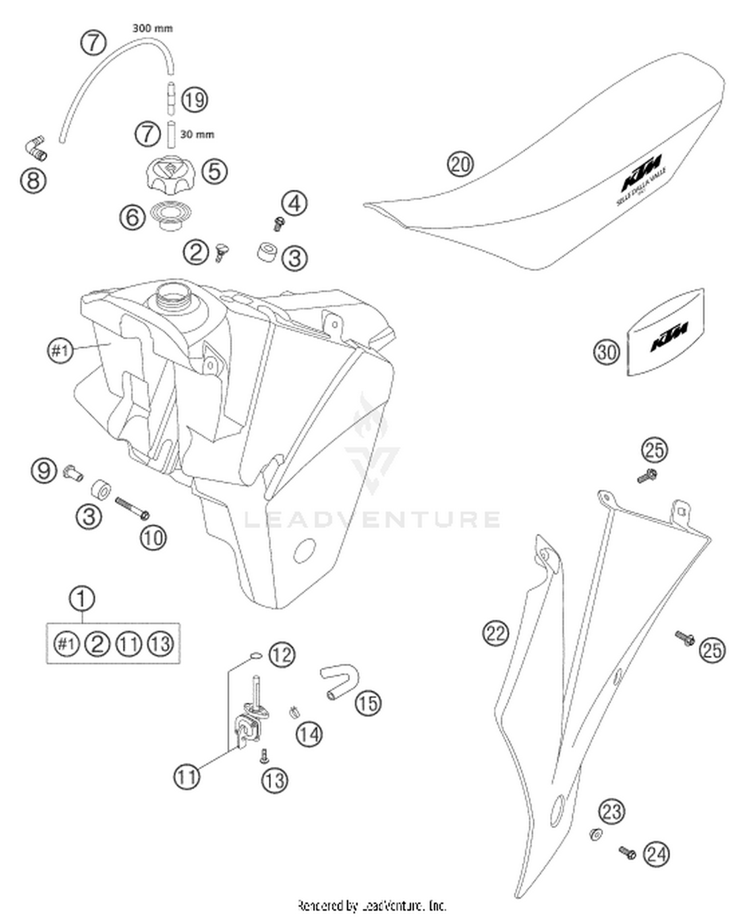 07 TANK, SEAT