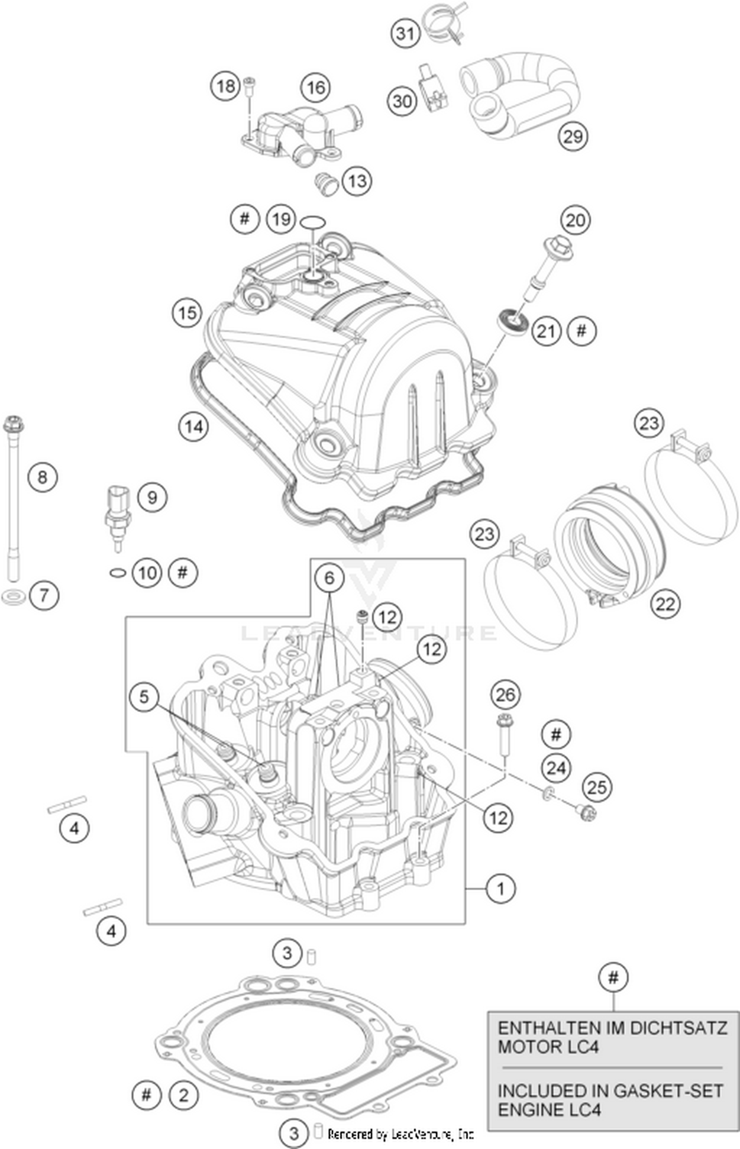 36 CYLINDER HEAD