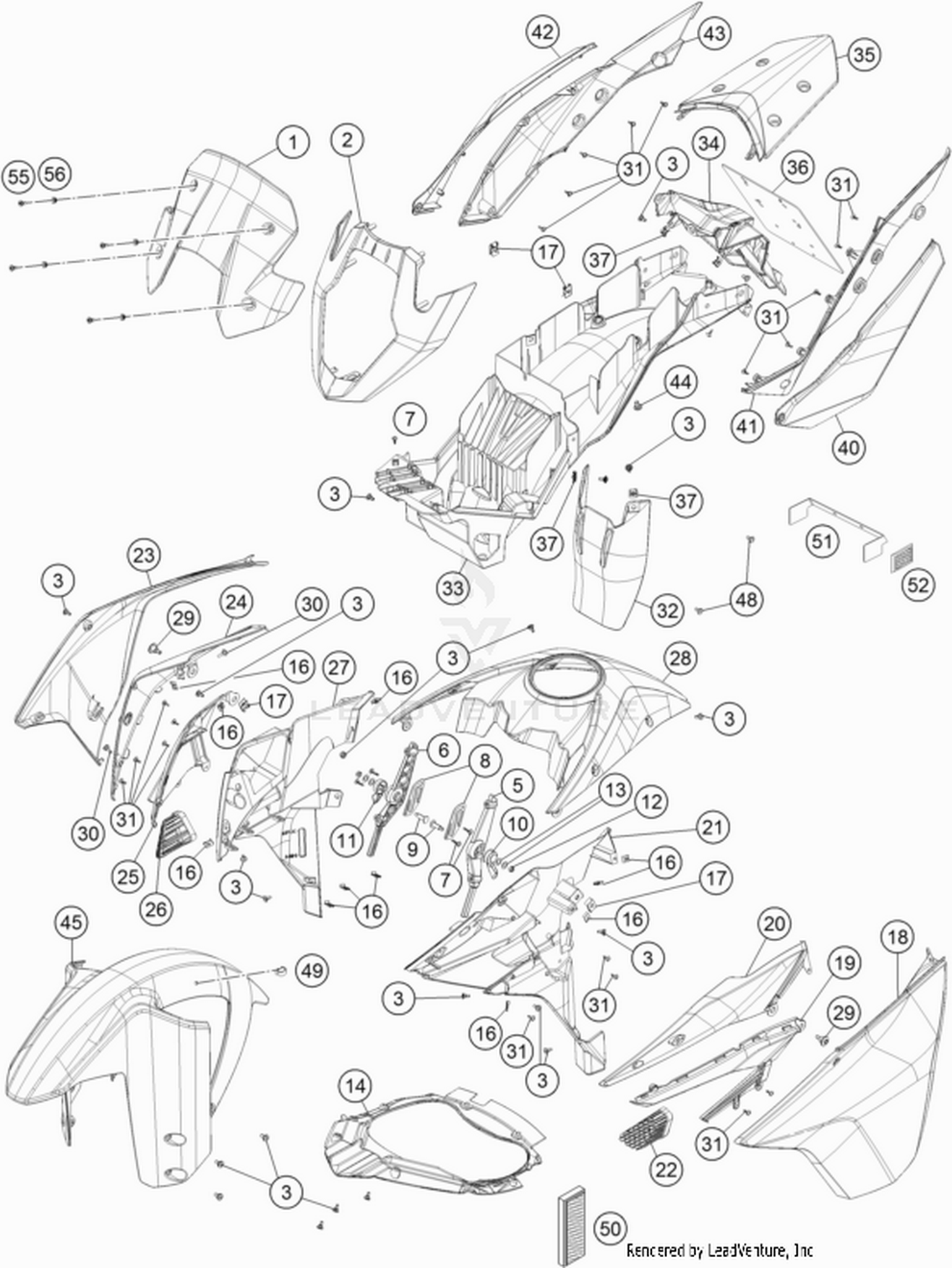 08 MASK, FENDERS