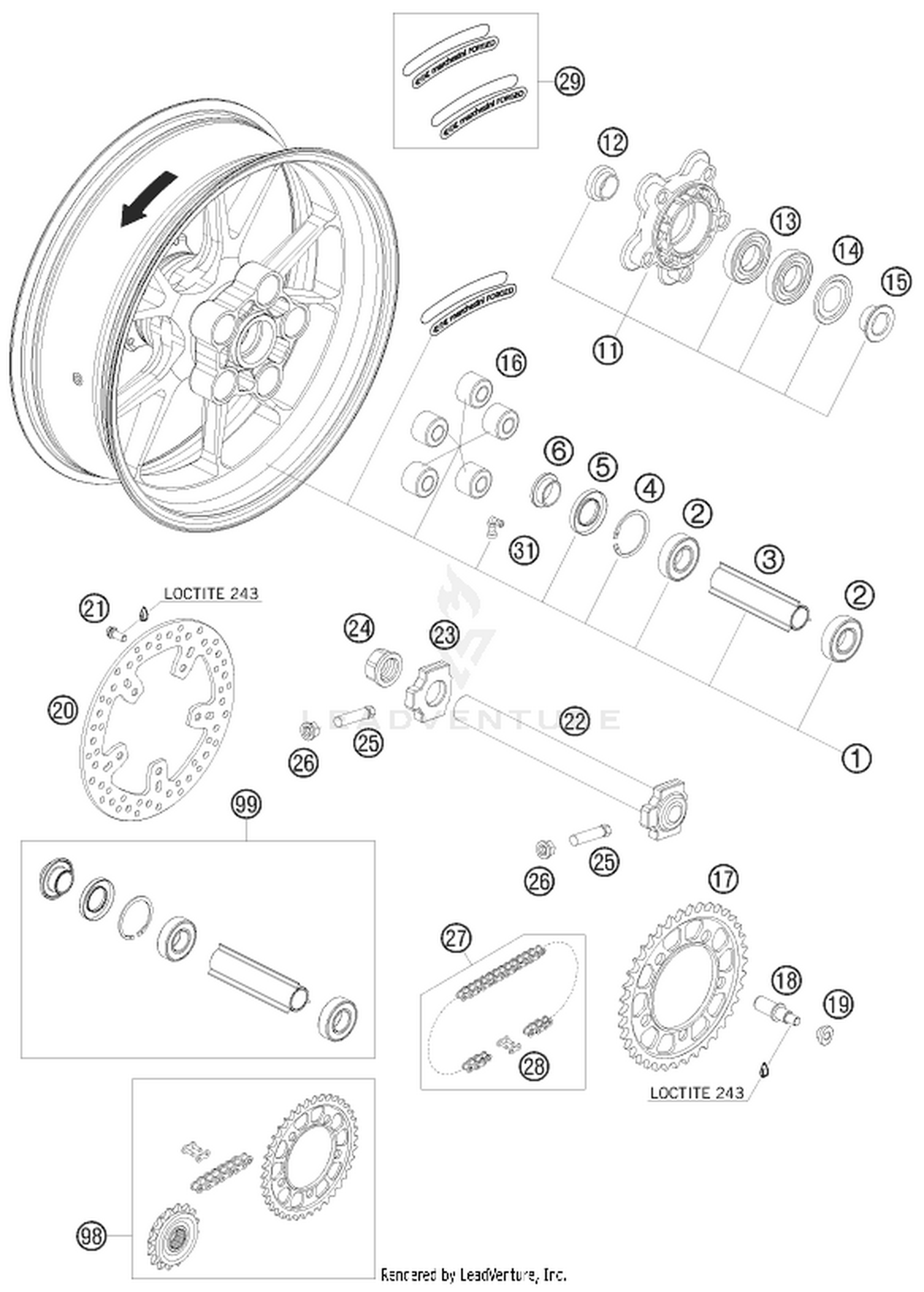 10 REAR WHEEL