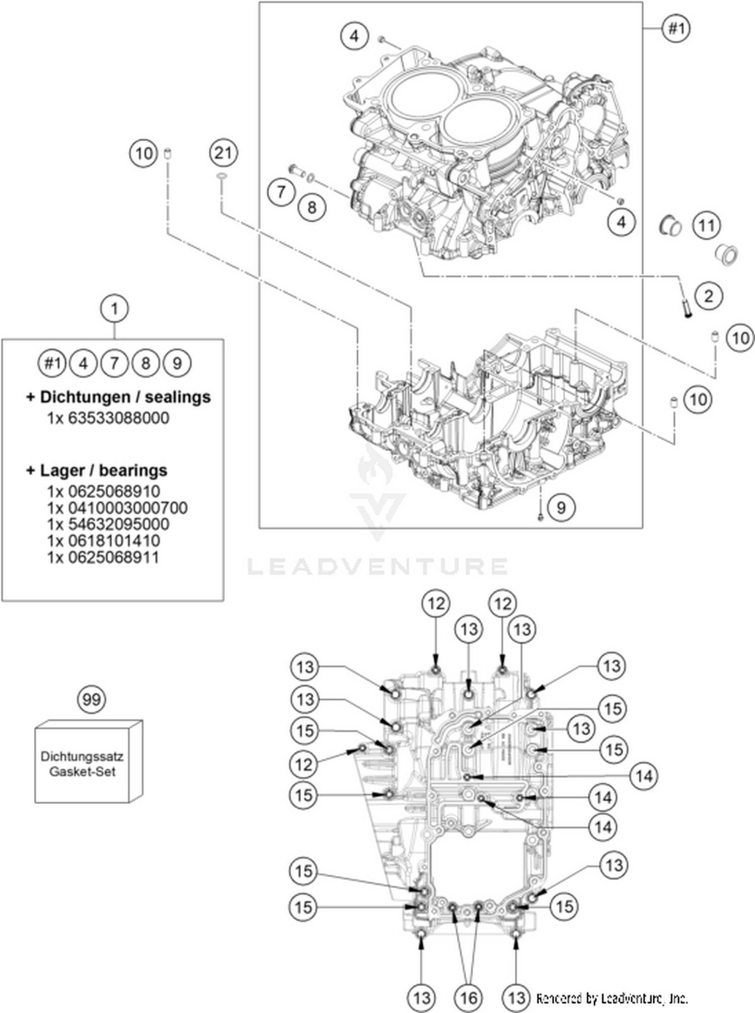 30 ENGINE CASE