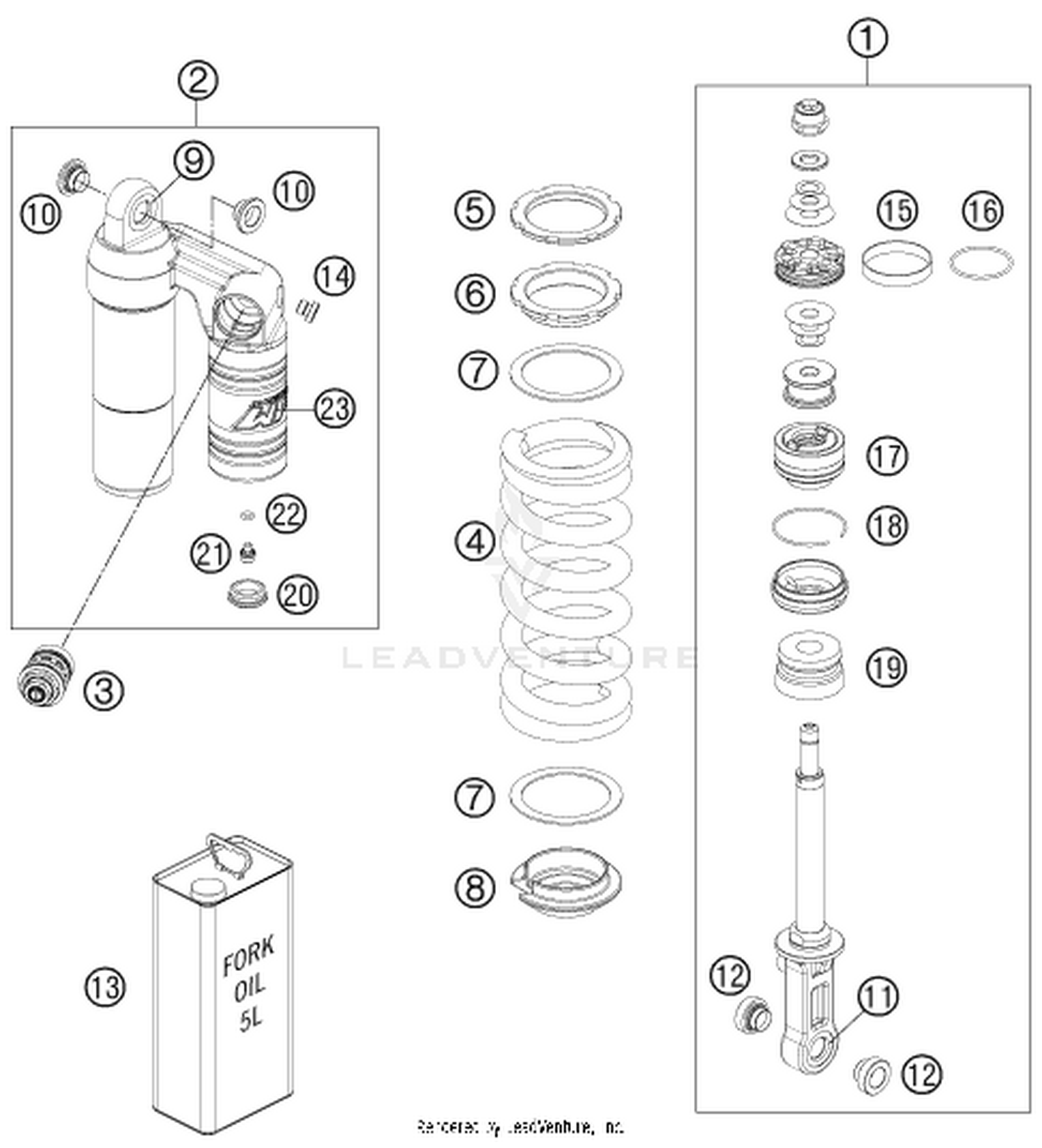 04 SHOCK ABSORBER DISASSEMBLED