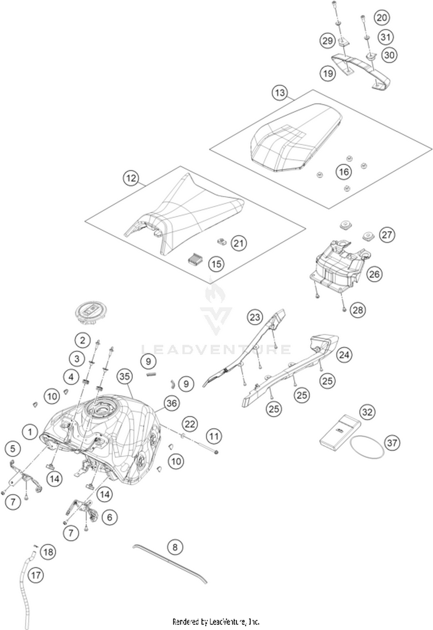 07 TANK, SEAT