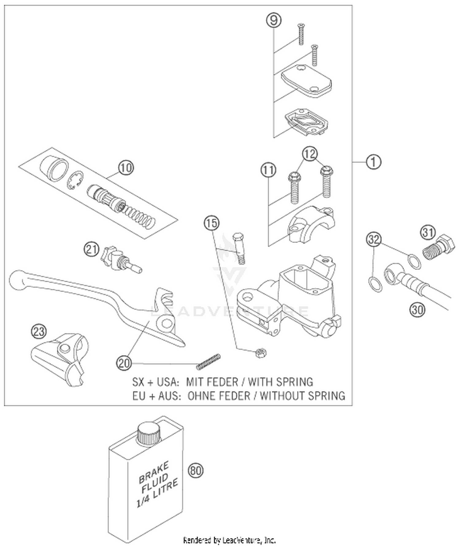 13 FRONT BRAKE CONTROL