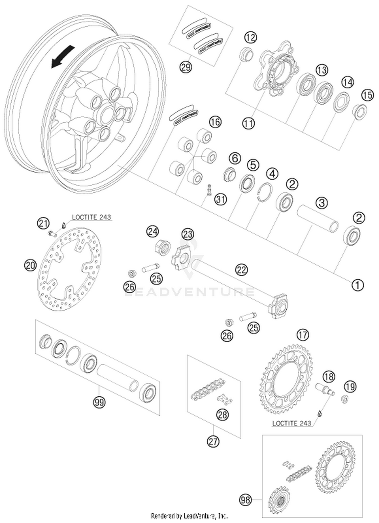 10 REAR WHEEL