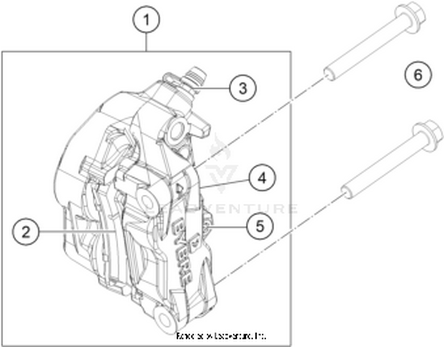 13 FRONT BRAKE CALIPER
