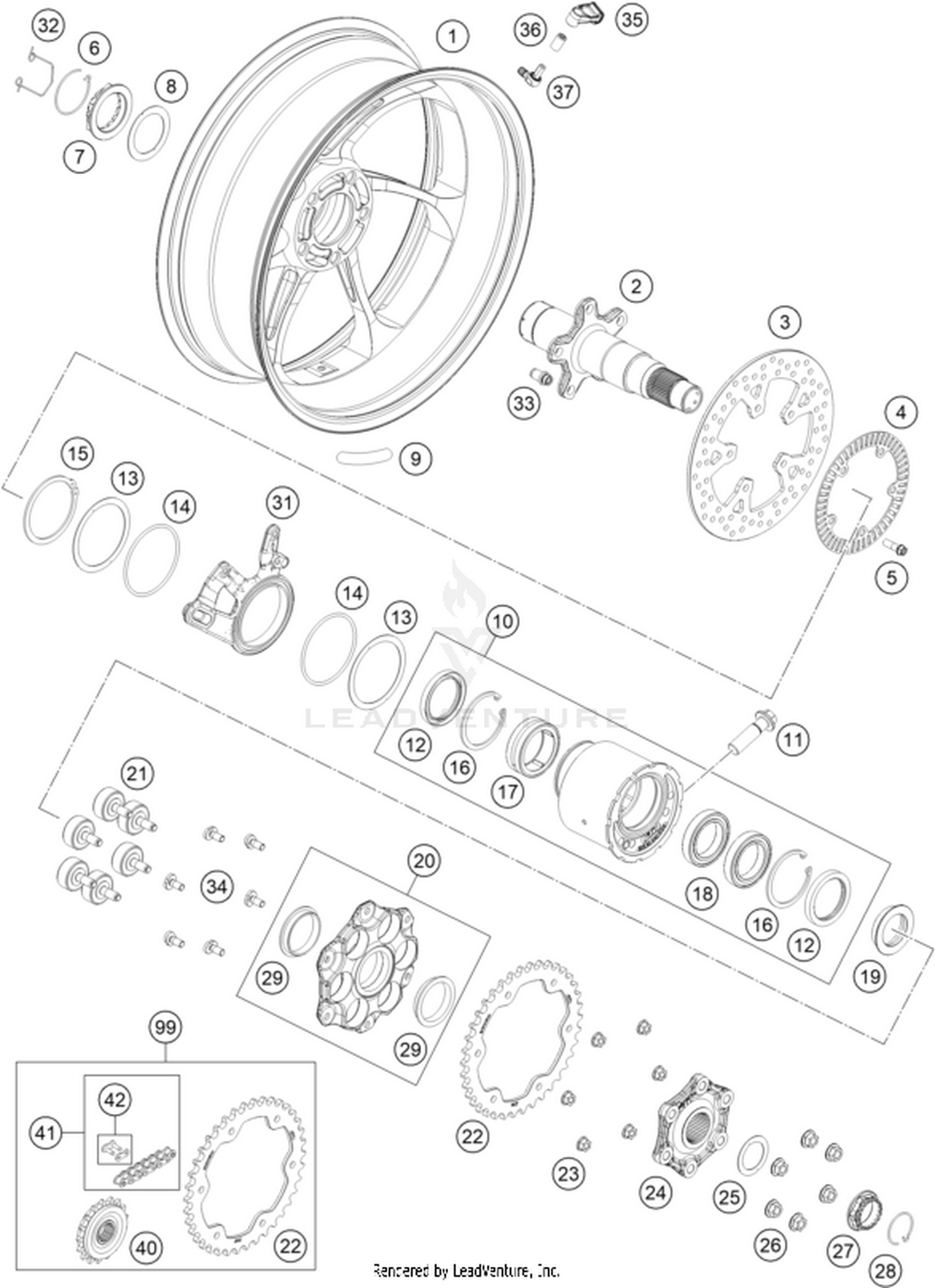 10 REAR WHEEL