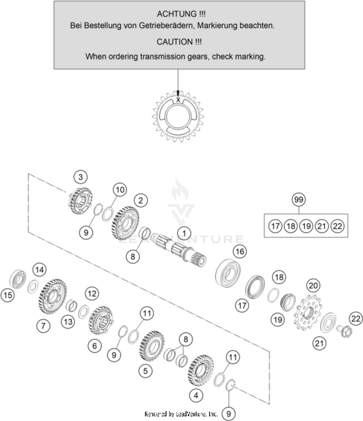 33 TRANSMISSION II - COUNTERSHAFT