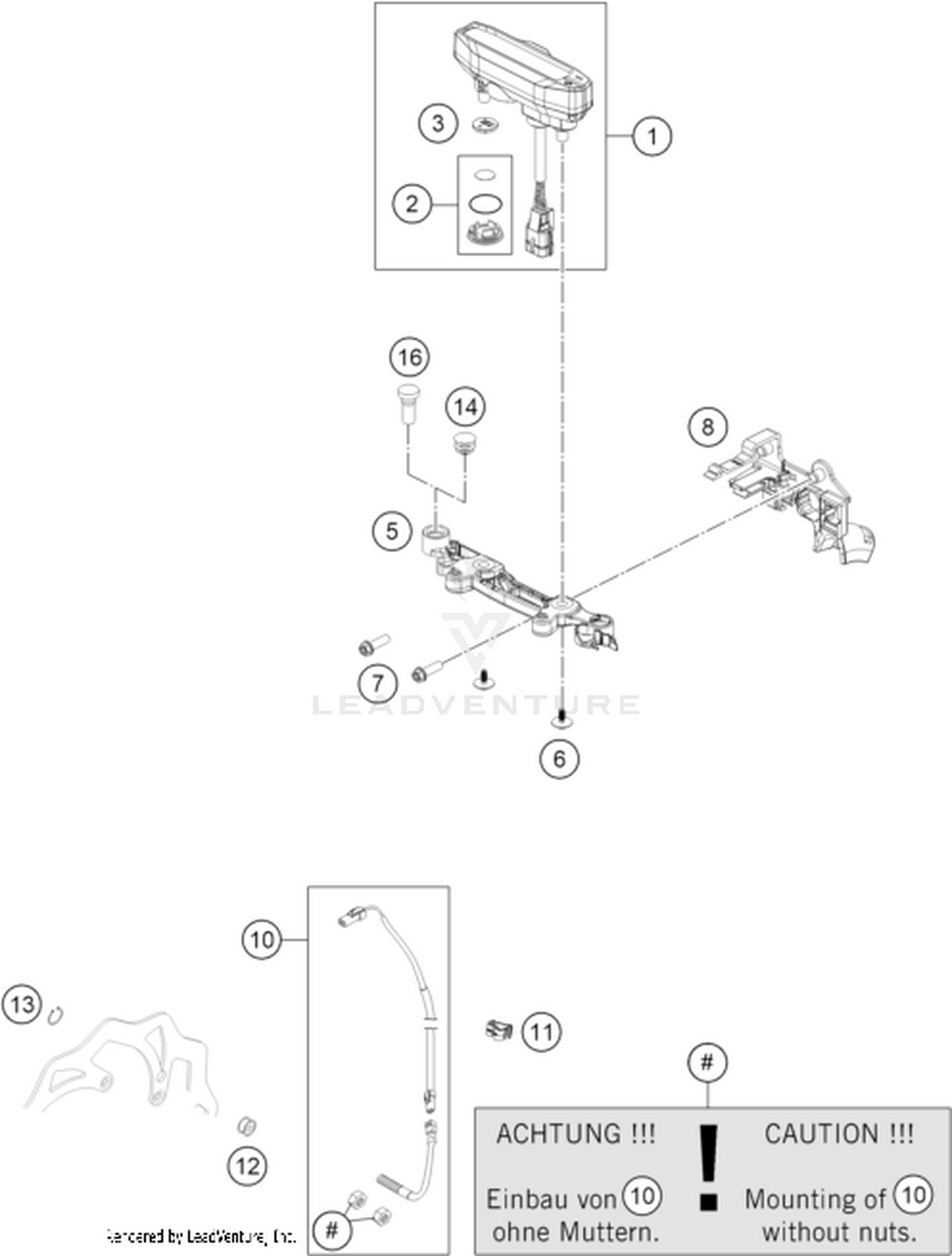 14 INSTRUMENTS / LOCK SYSTEM