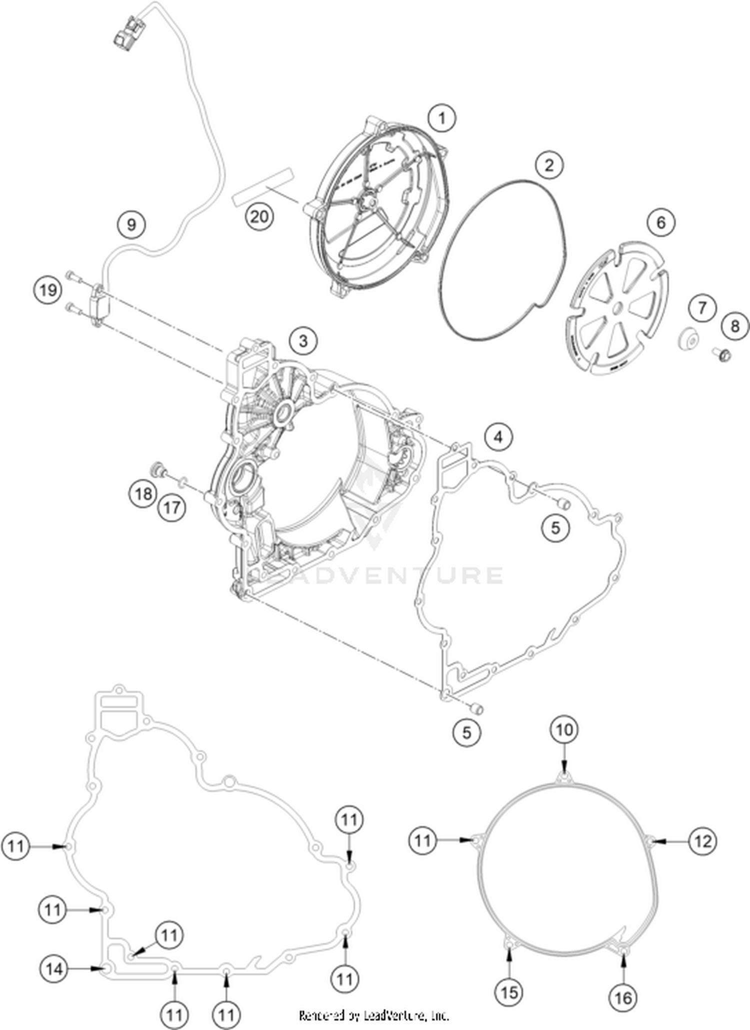 30 CLUTCH COVER