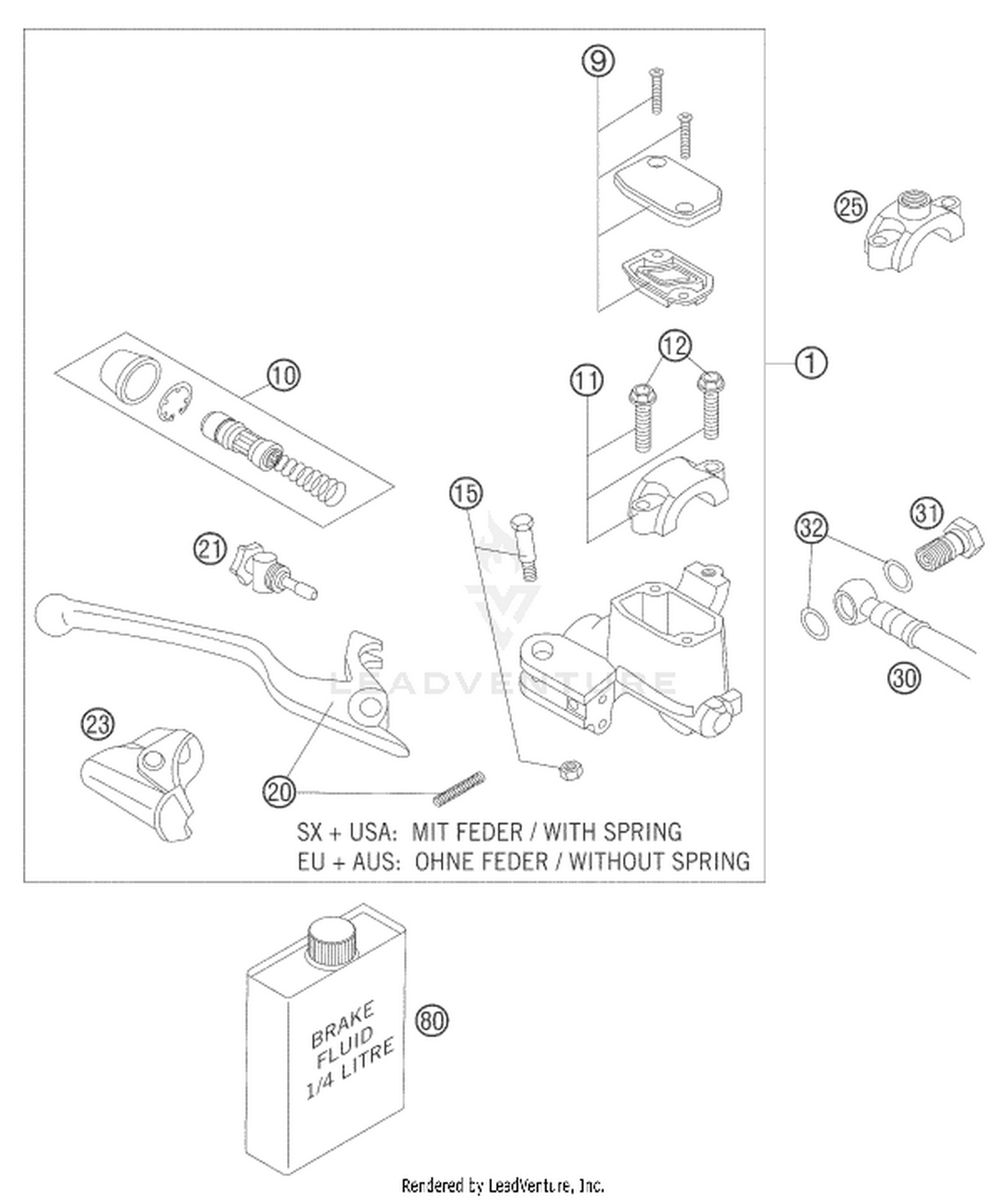 13 FRONT BRAKE CONTROL