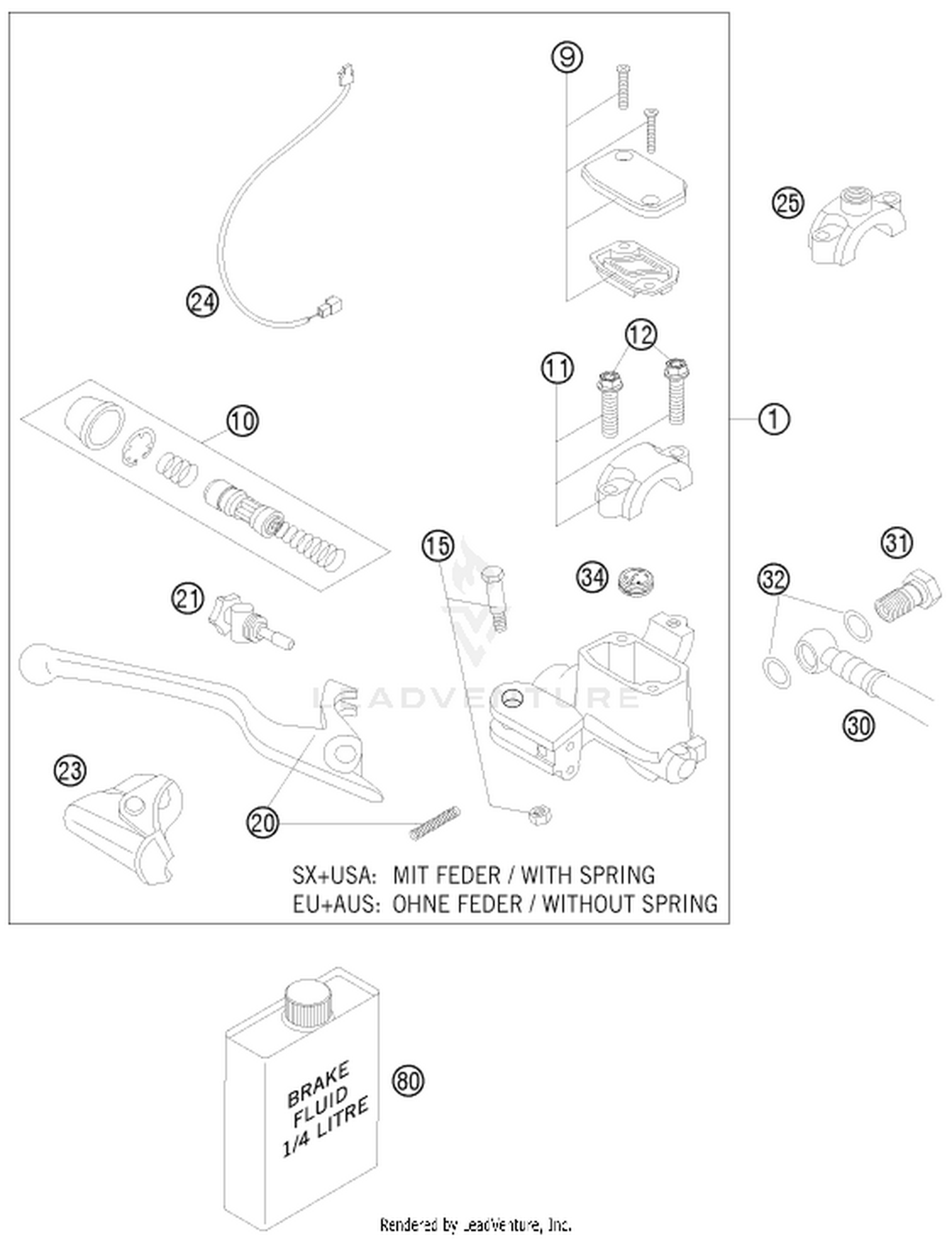 13 FRONT BRAKE CONTROL