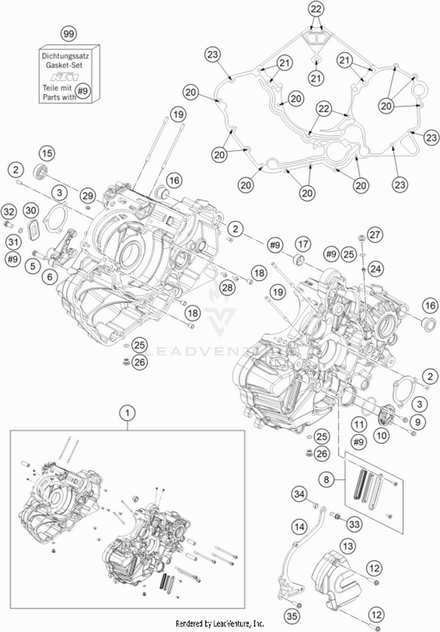30 ENGINE CASE